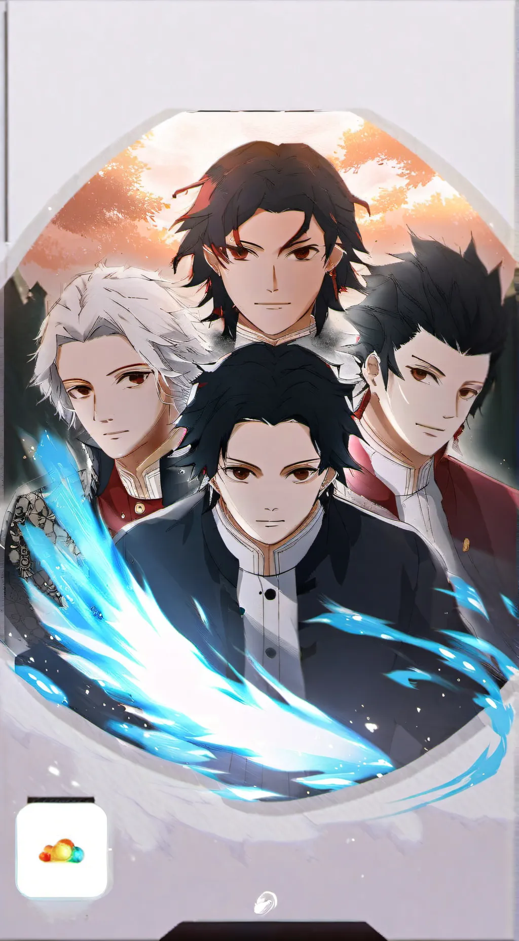 ai character: Akaza 2.0 background