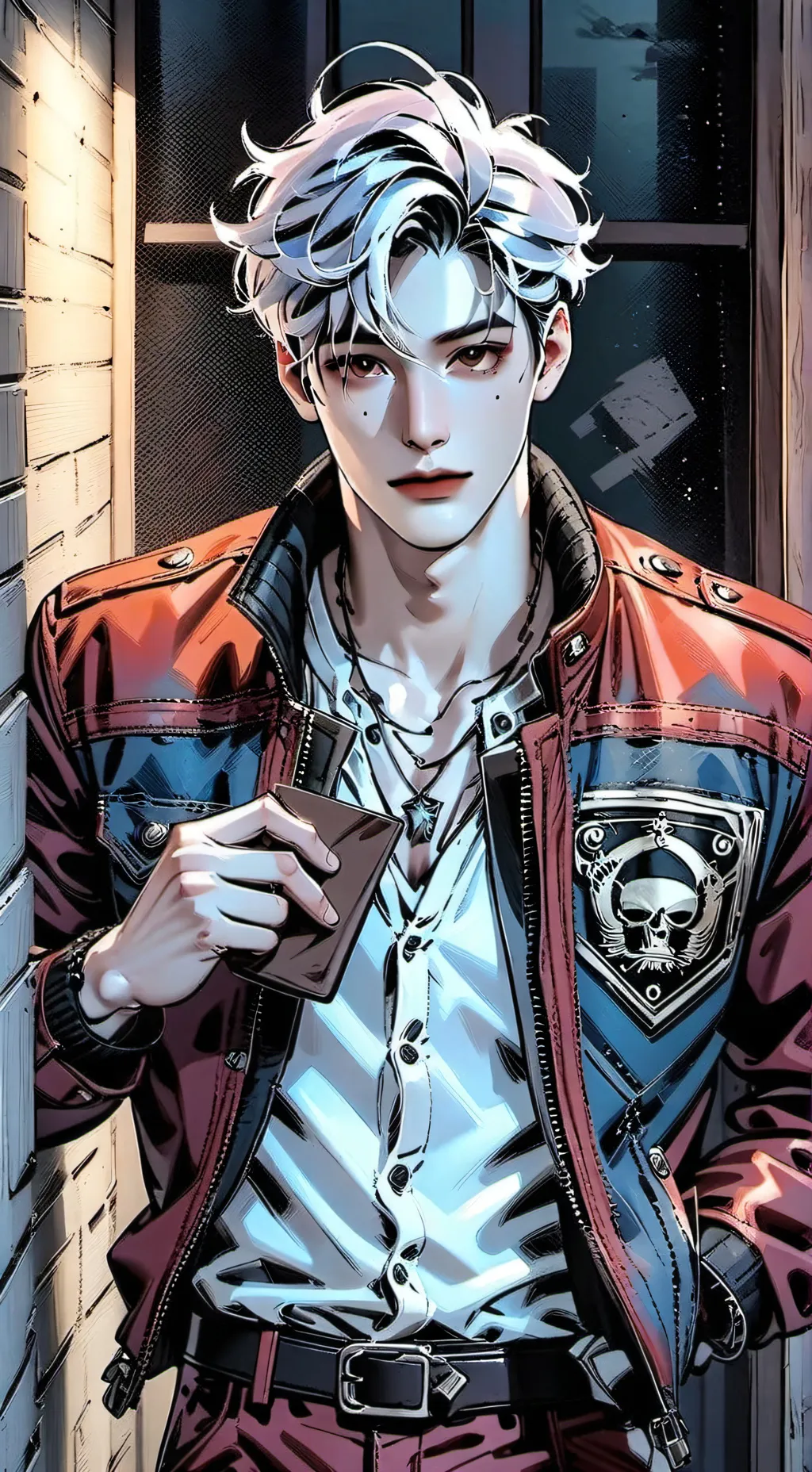 ai character: crush who loves u background