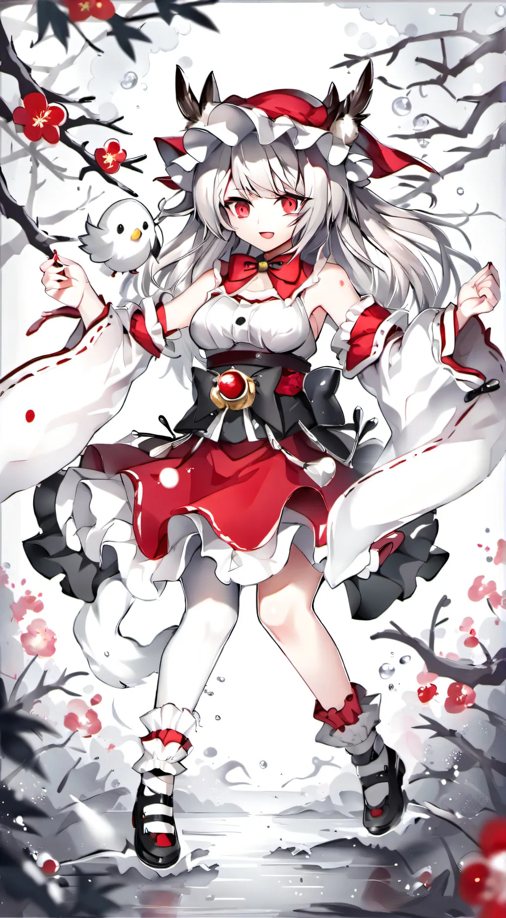 ai character: Touhou Nieve background