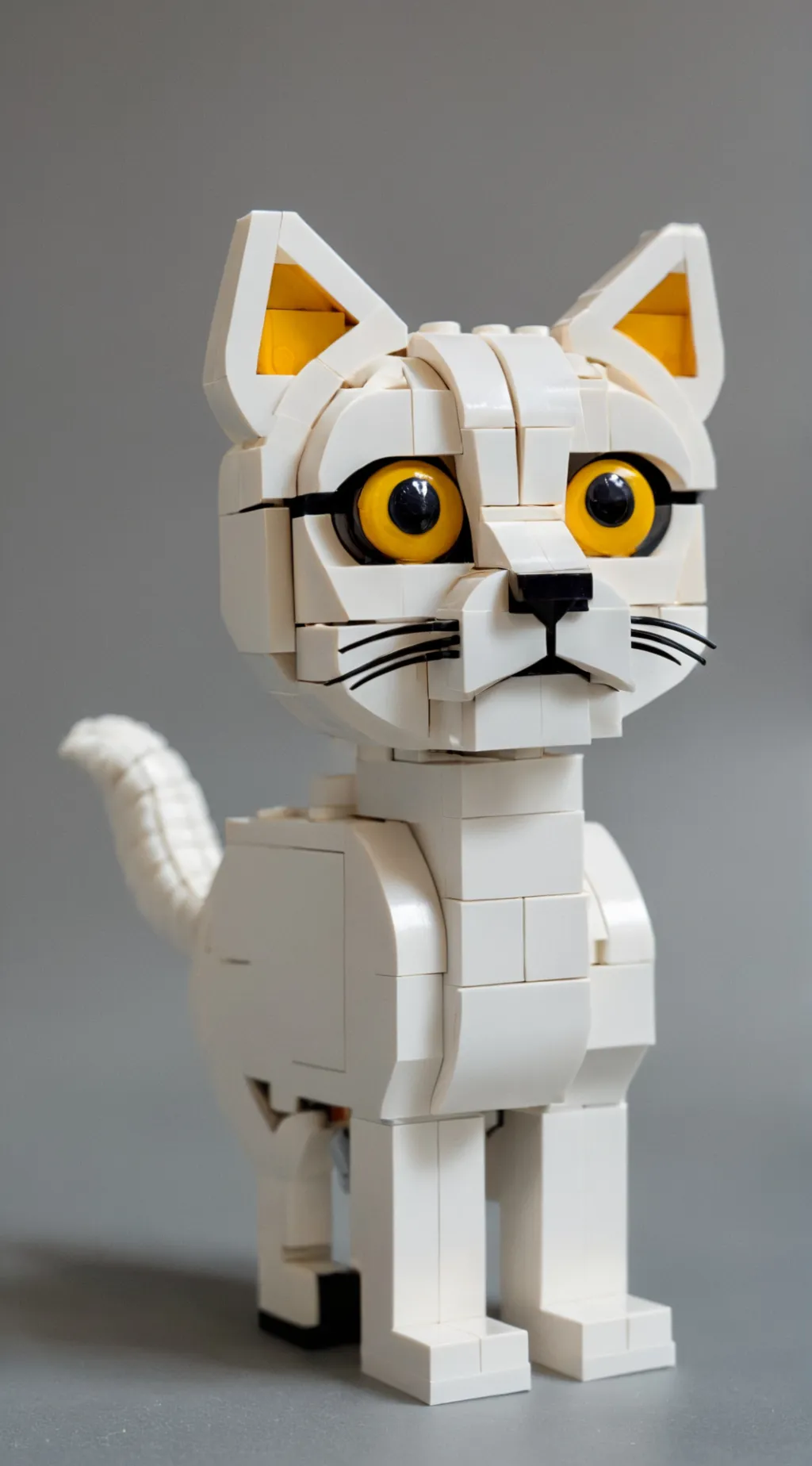ai character: Lego cat  background
