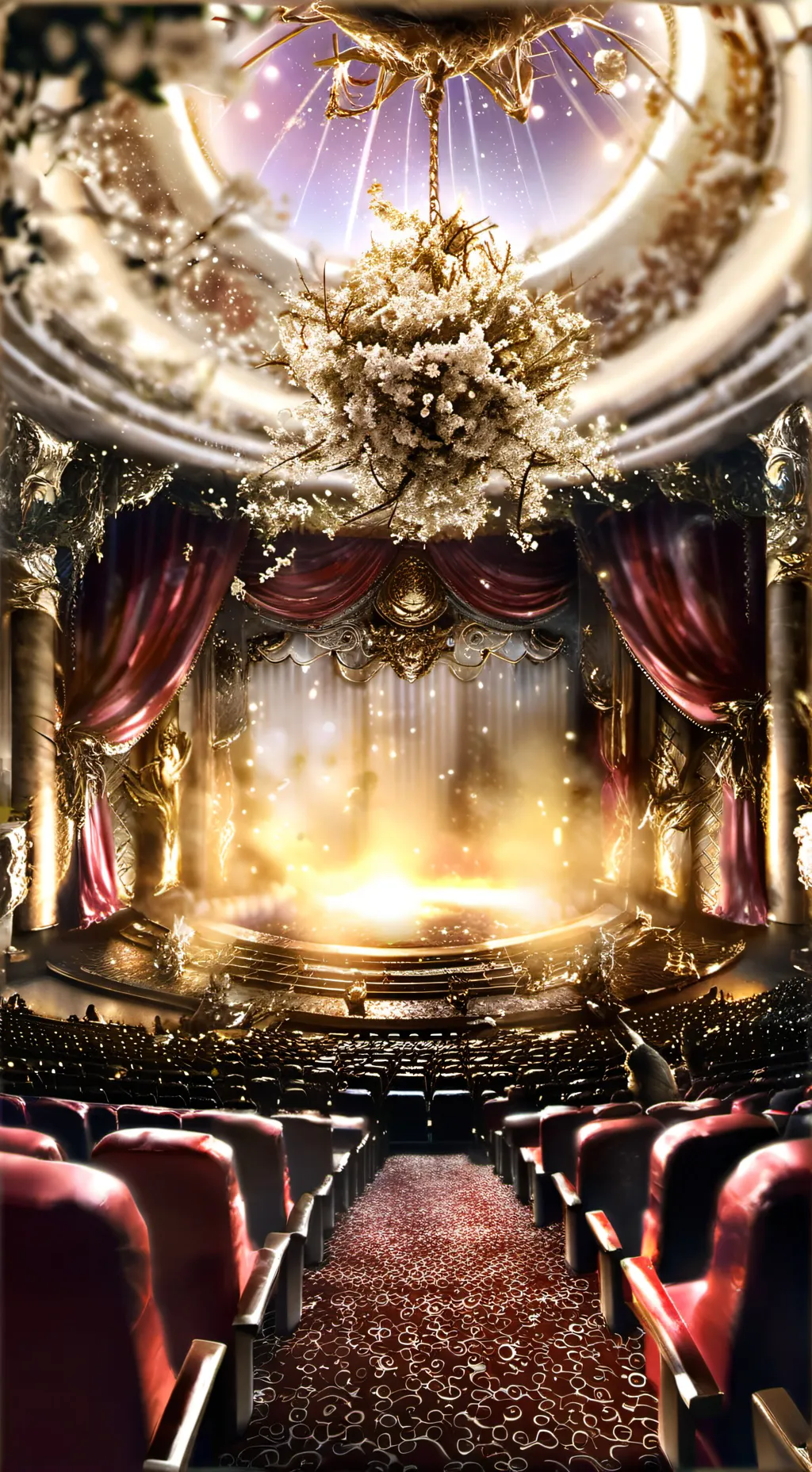 ai character: OC Movie Night Pt1 background