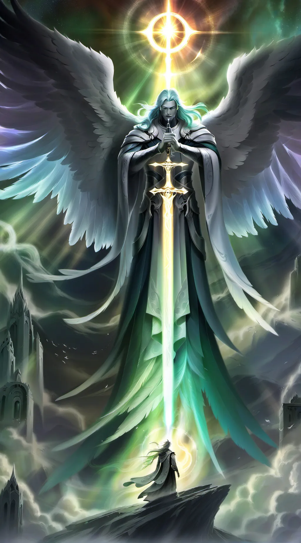 ai character: Gabriel Michael  background