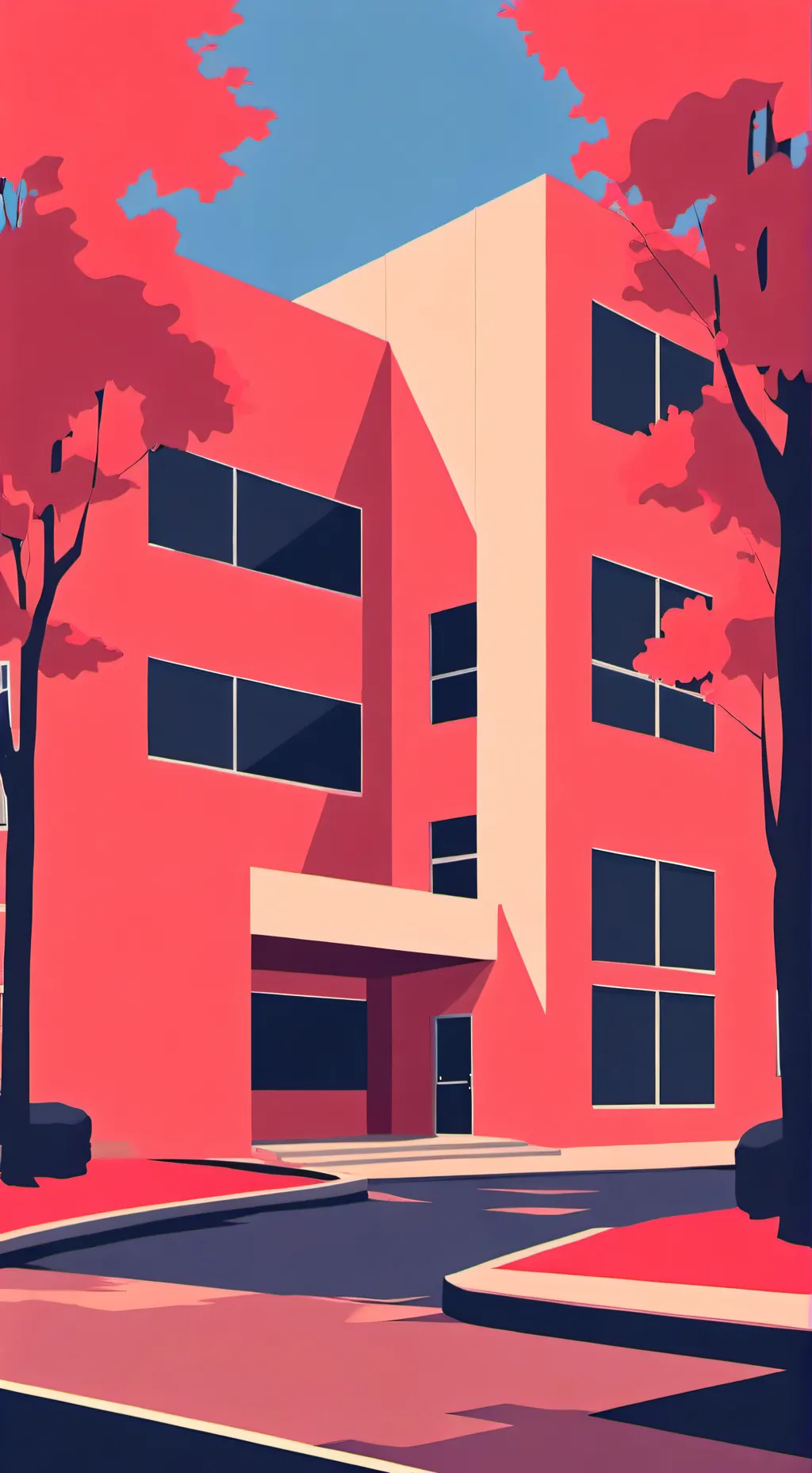 ai character: superpower school  background