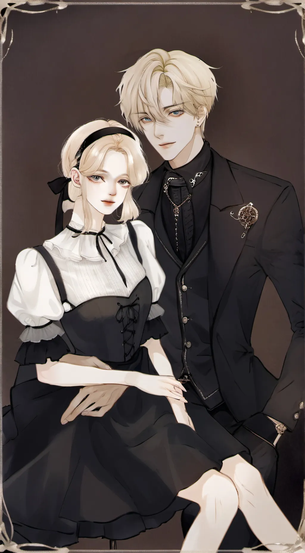 ai character: Nico and Nia background