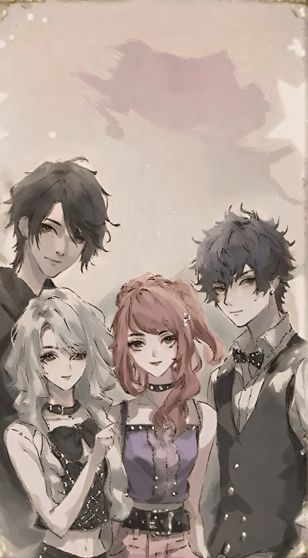 ai character: Stuck with friends background