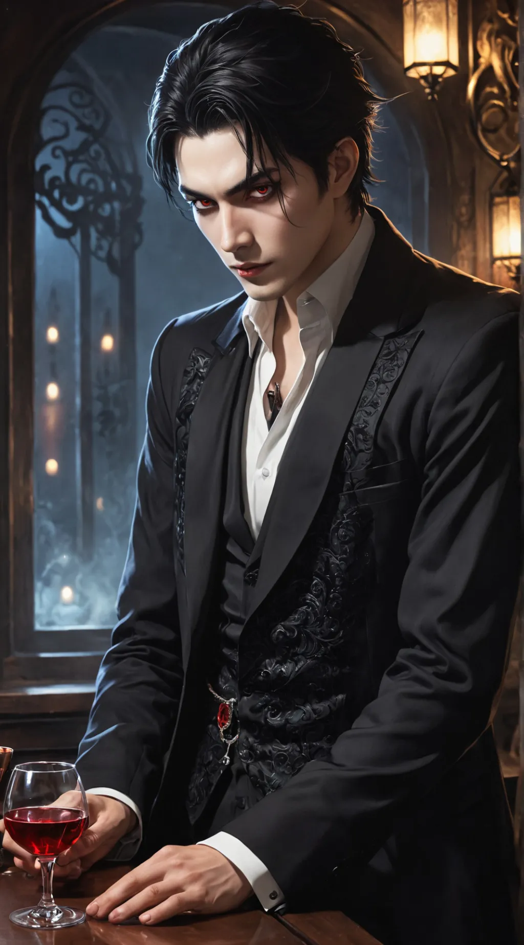 ai character: Lucien background