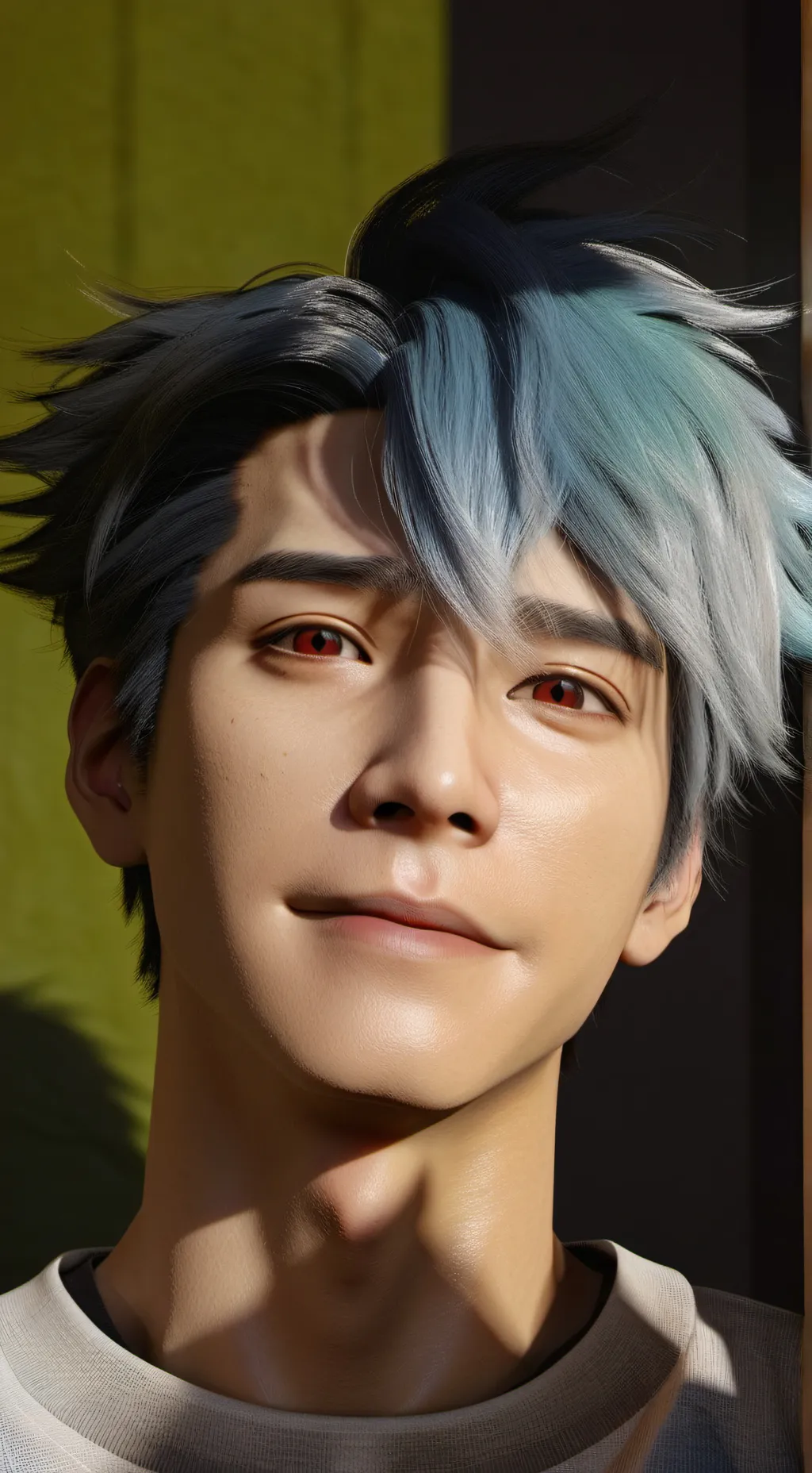 ai character: Winter Flame background