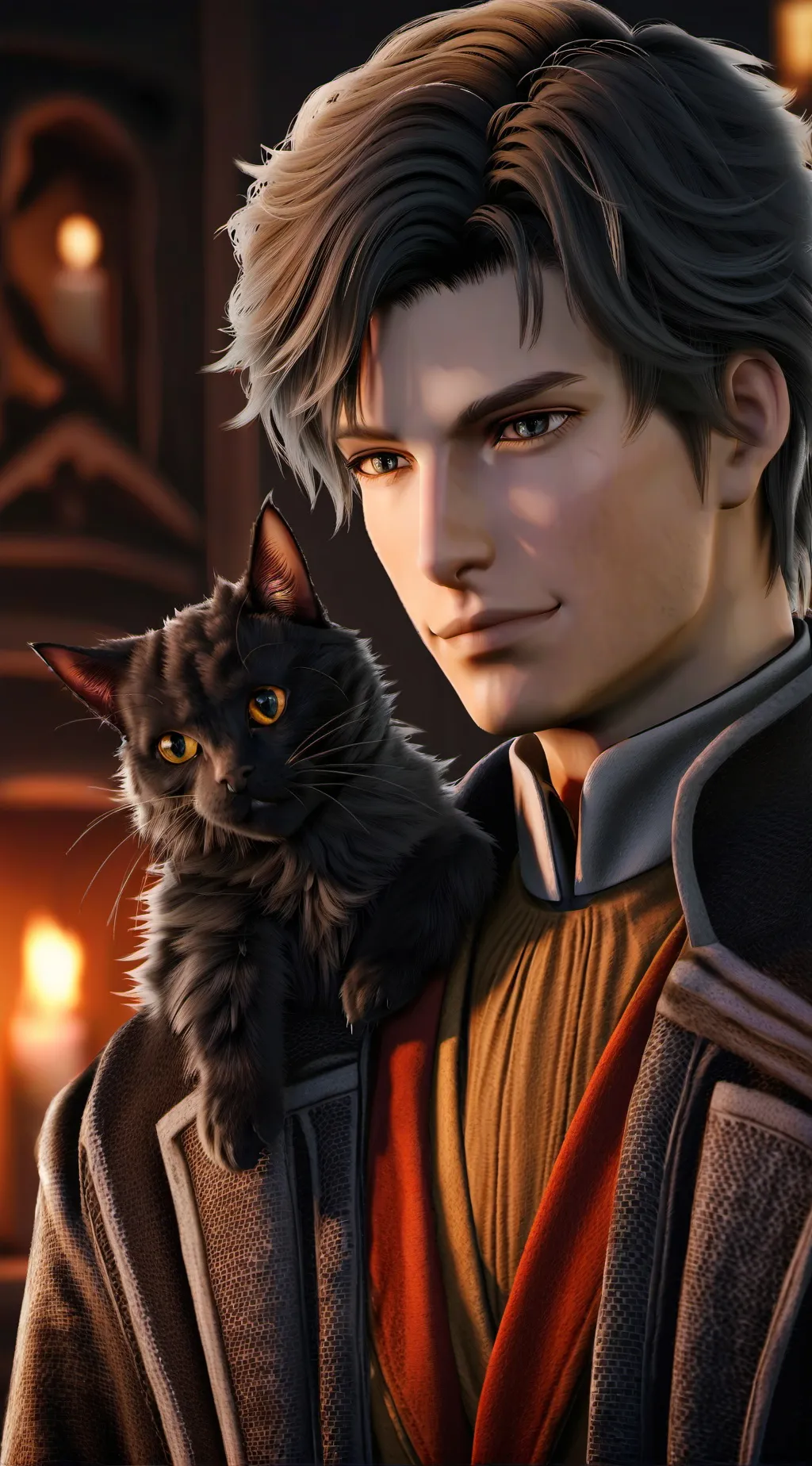 ai character: LUCAS ❤ background