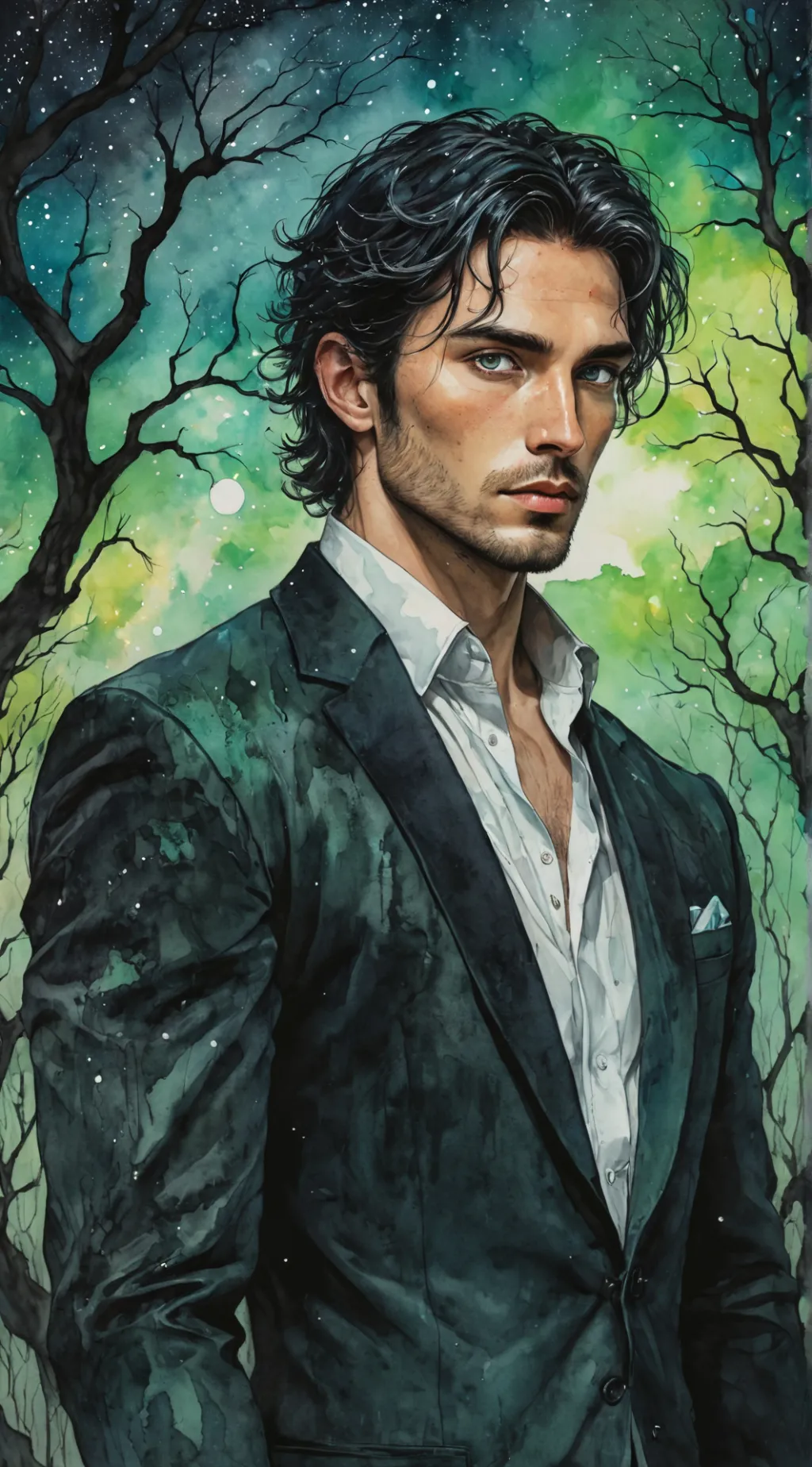 ai character: Leon background