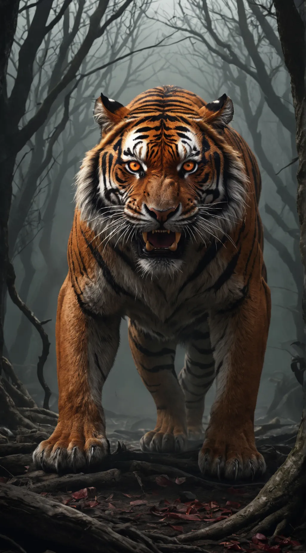 ai character: Tigre de Bengala background