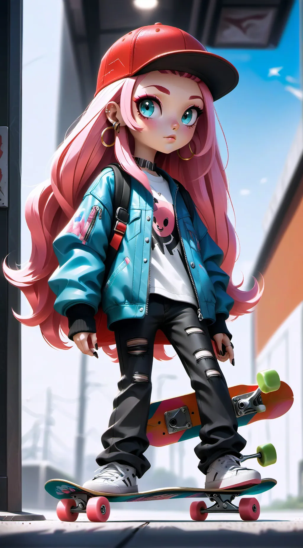 ai character: Veeronica  background