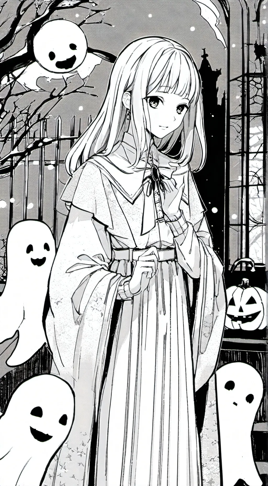 ai character: Halloween forsaken background