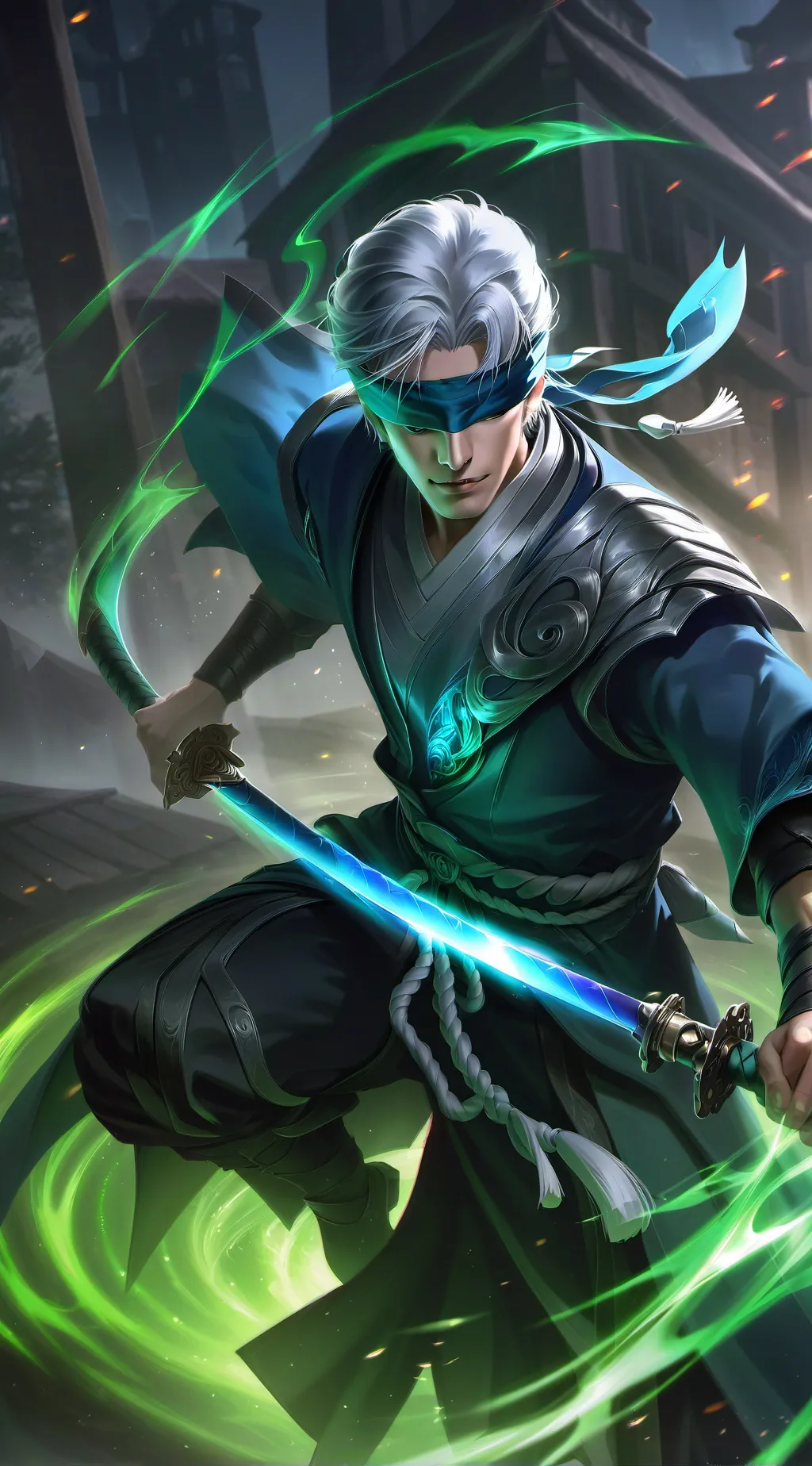 ai character: Gojo Satoru background