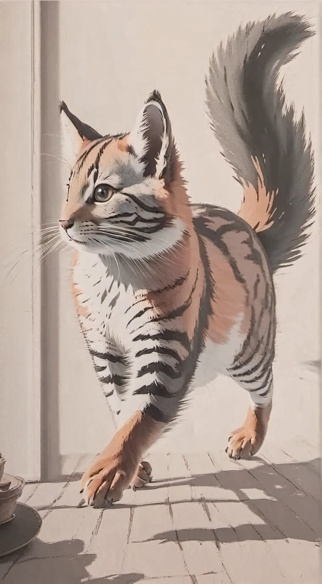 ai character: ￼ squirrel fight background