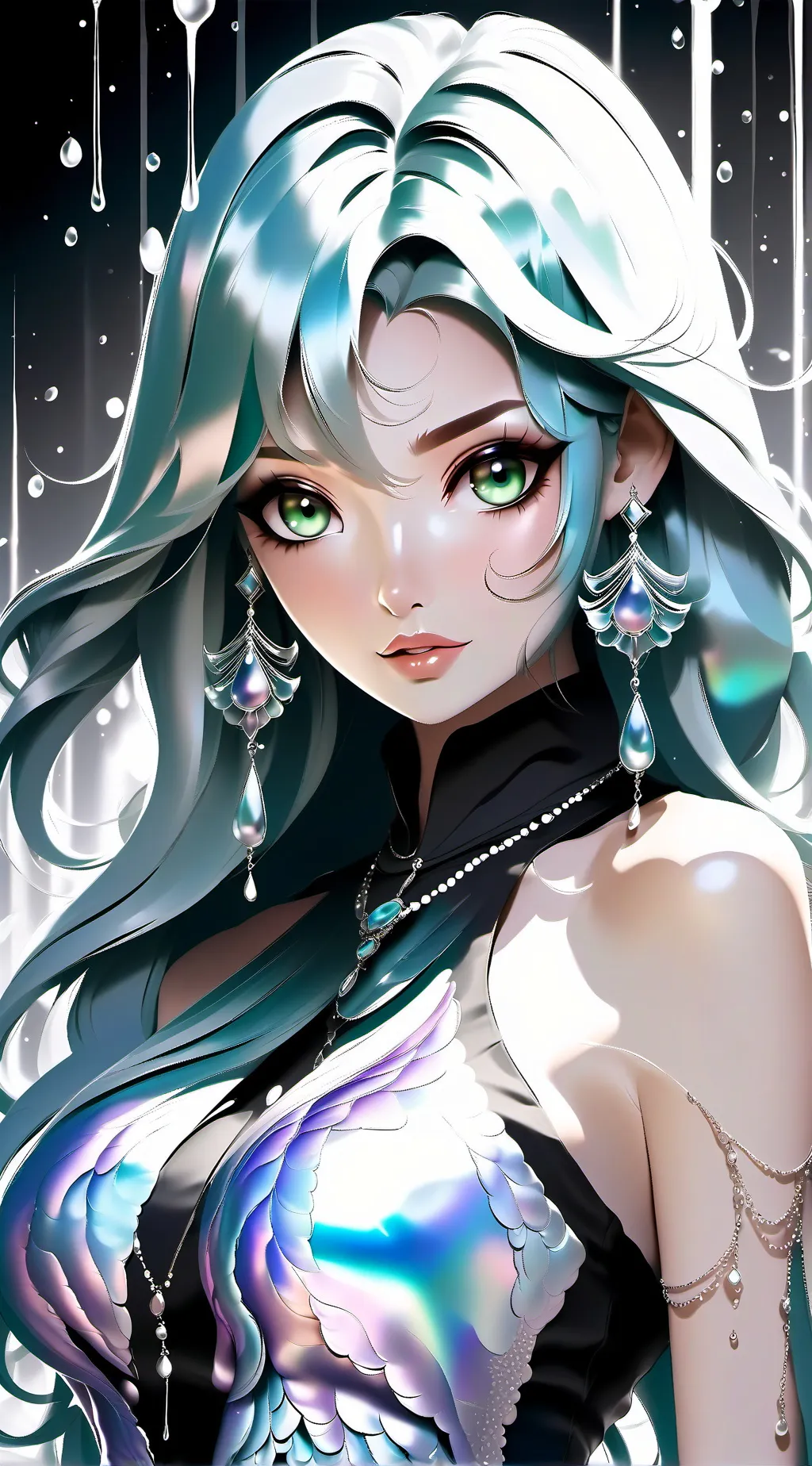 ai character: Gata das estrelas  background