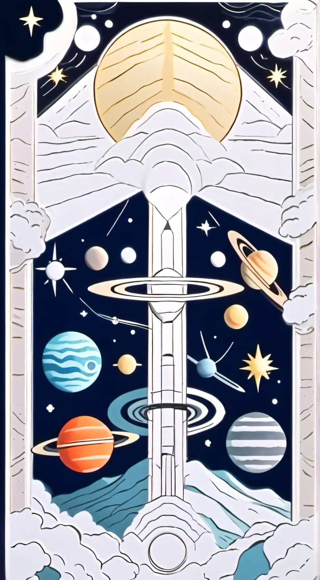 ai character: Mercury and Volcan background