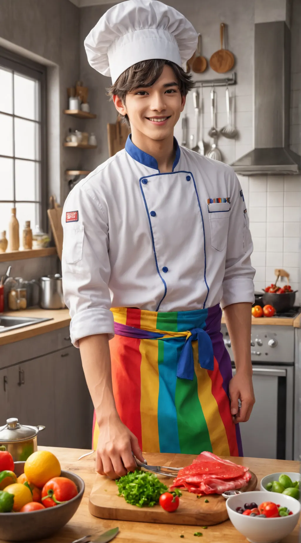 ai character: Chefly Rival background