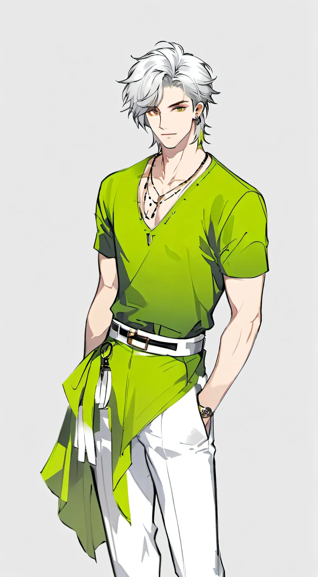 ai character: •°Auscar°• background