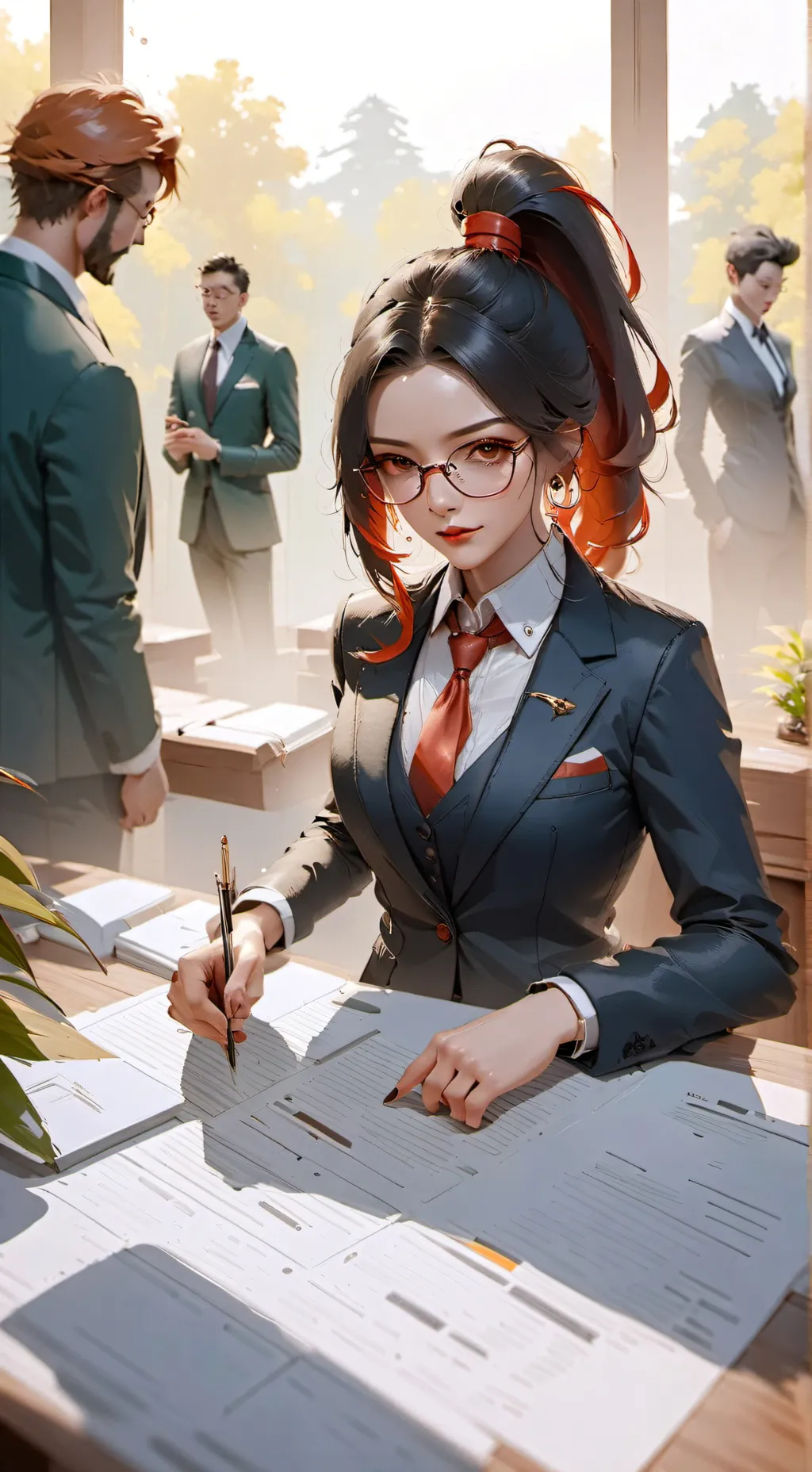 ai character: Sarah background