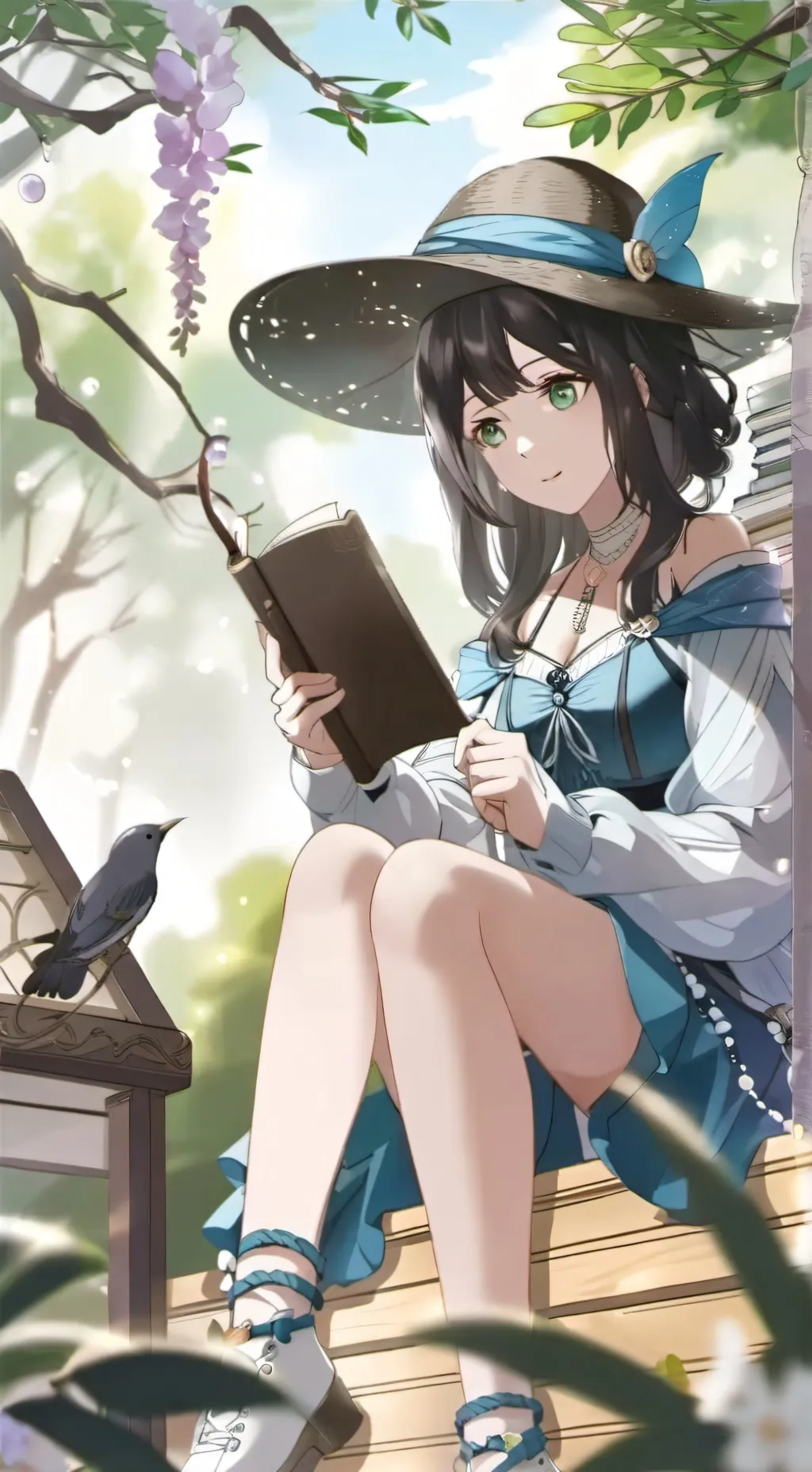 ai character: Mary  background