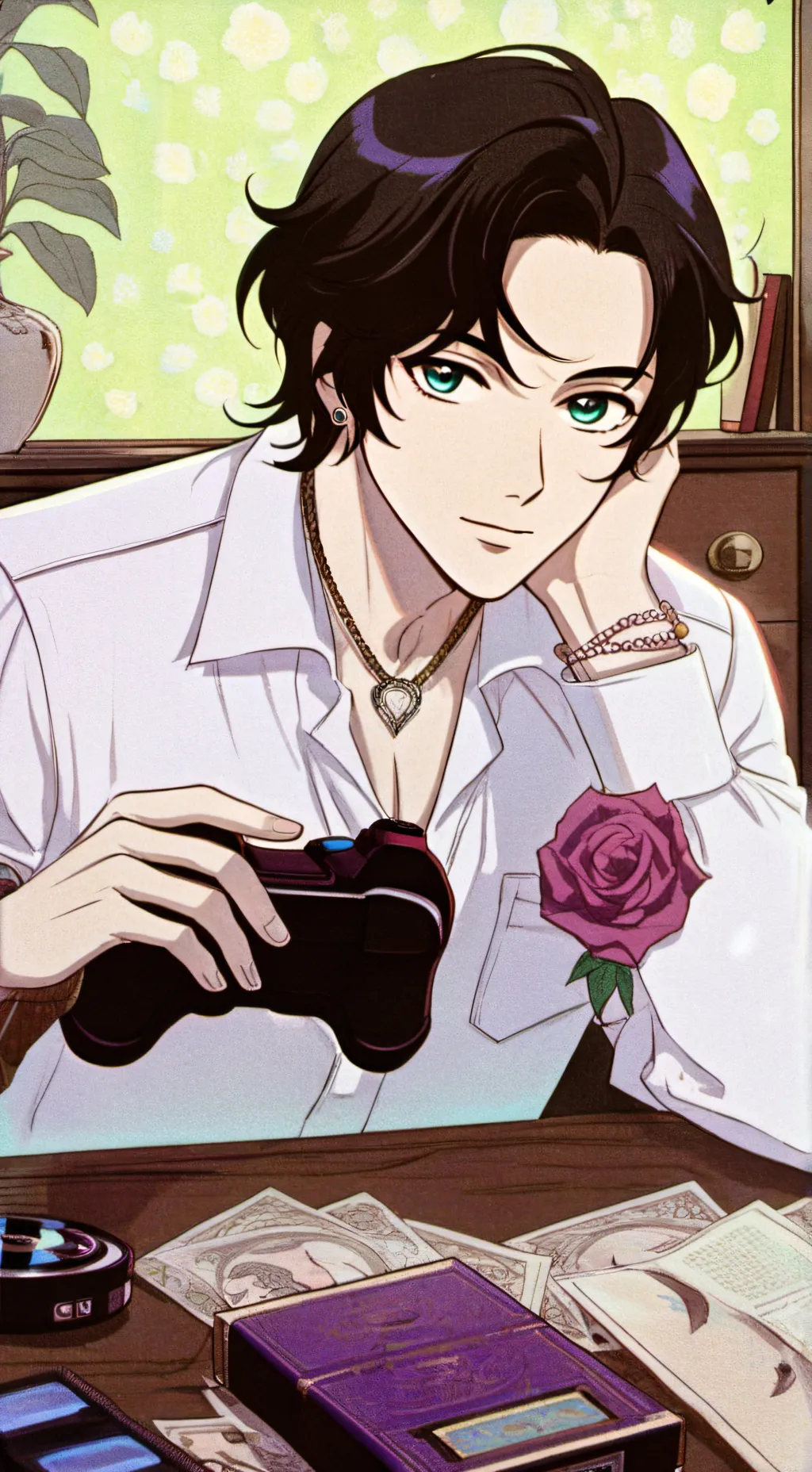 ai character: \👾/Xander\👾/ background