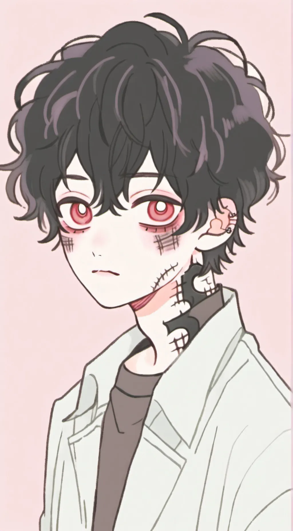 ai character: Frankie Stein 🤖 background