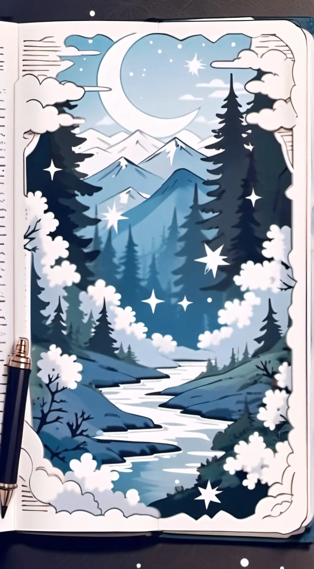 ai character: libro de creación background