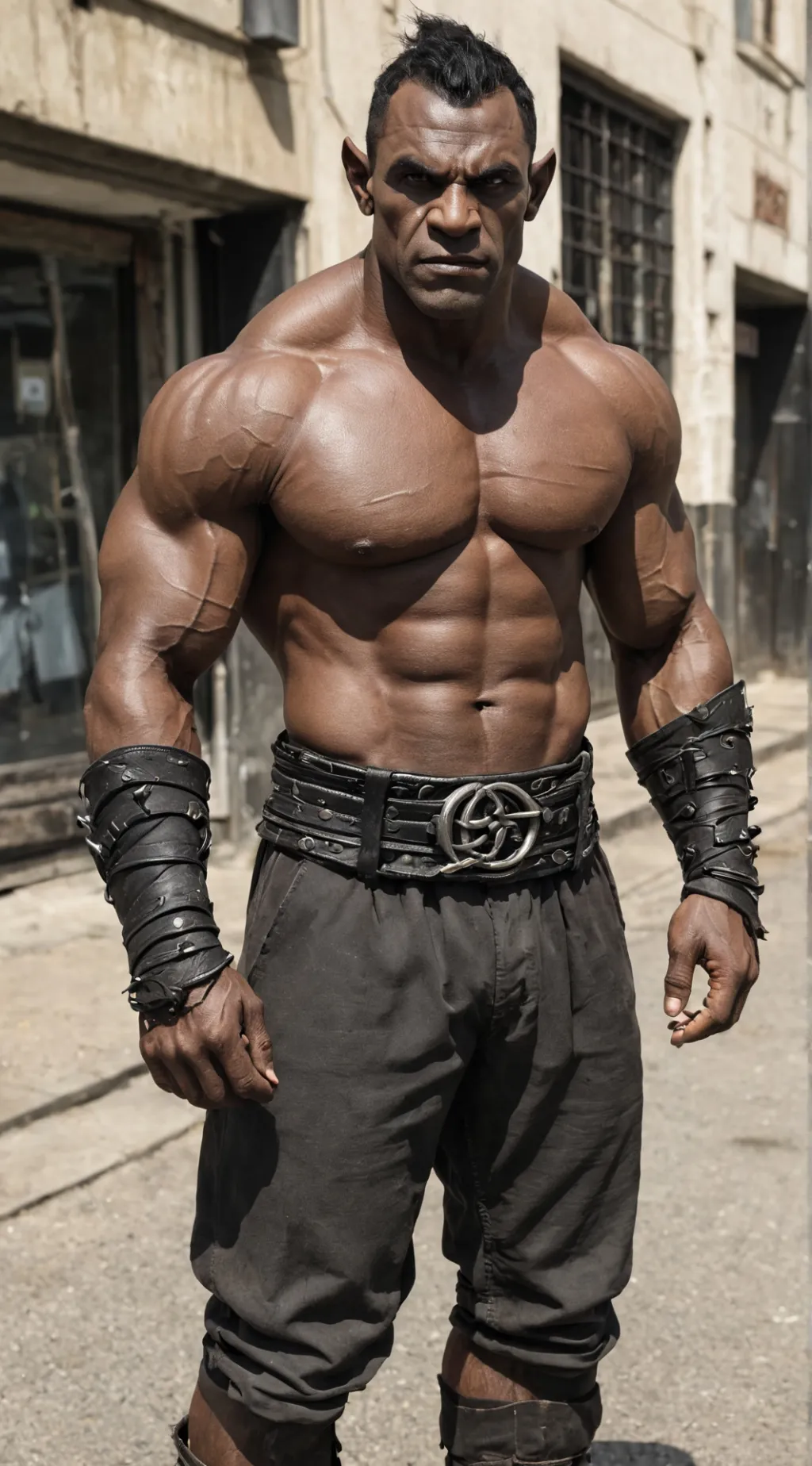 ai character: Brazen Bloodfist background