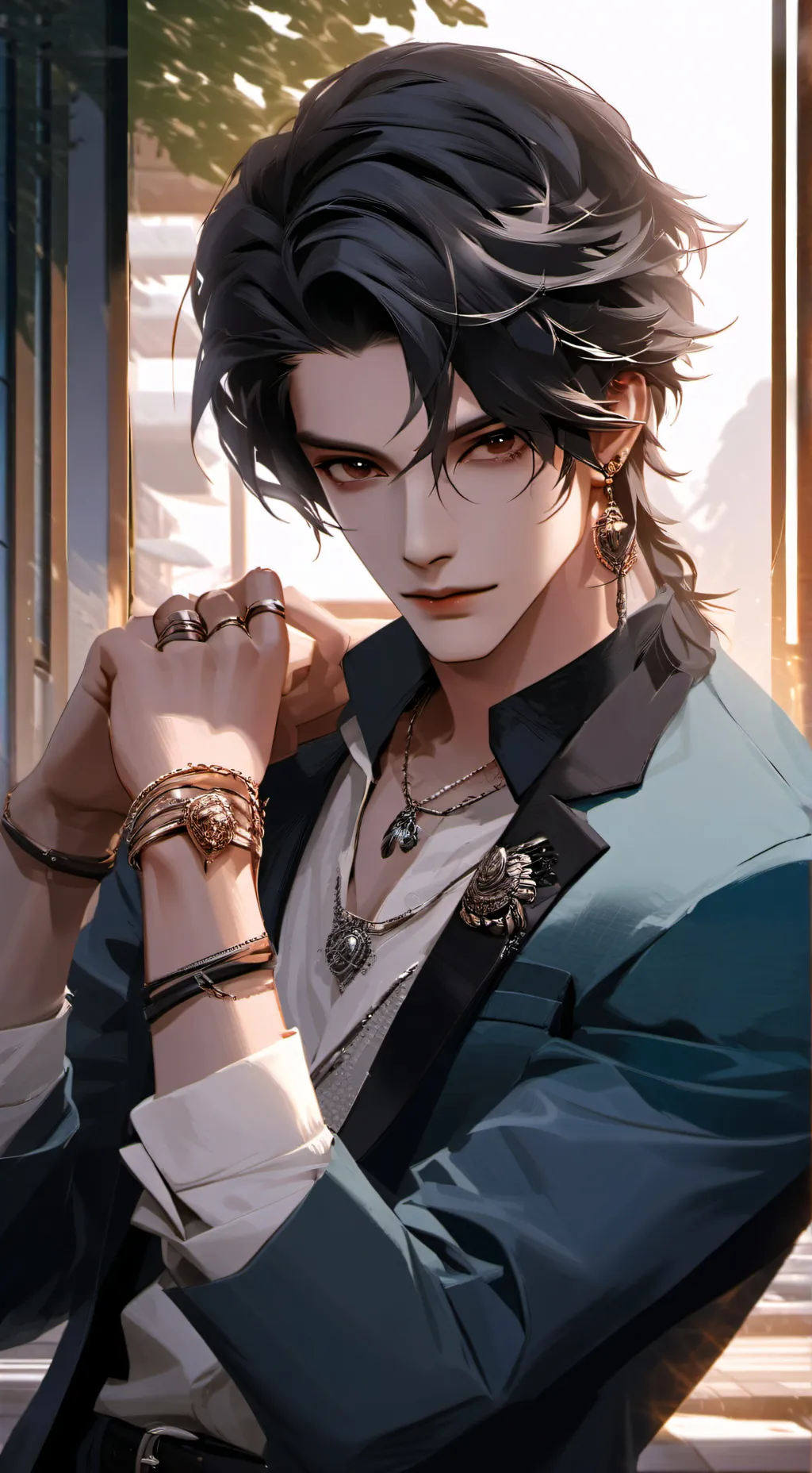 ai character: Emanuel  background