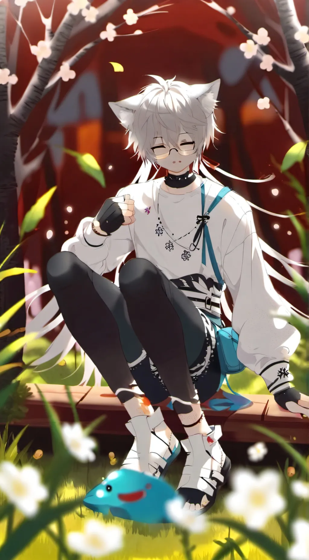 ai character: your bf Kaminari background