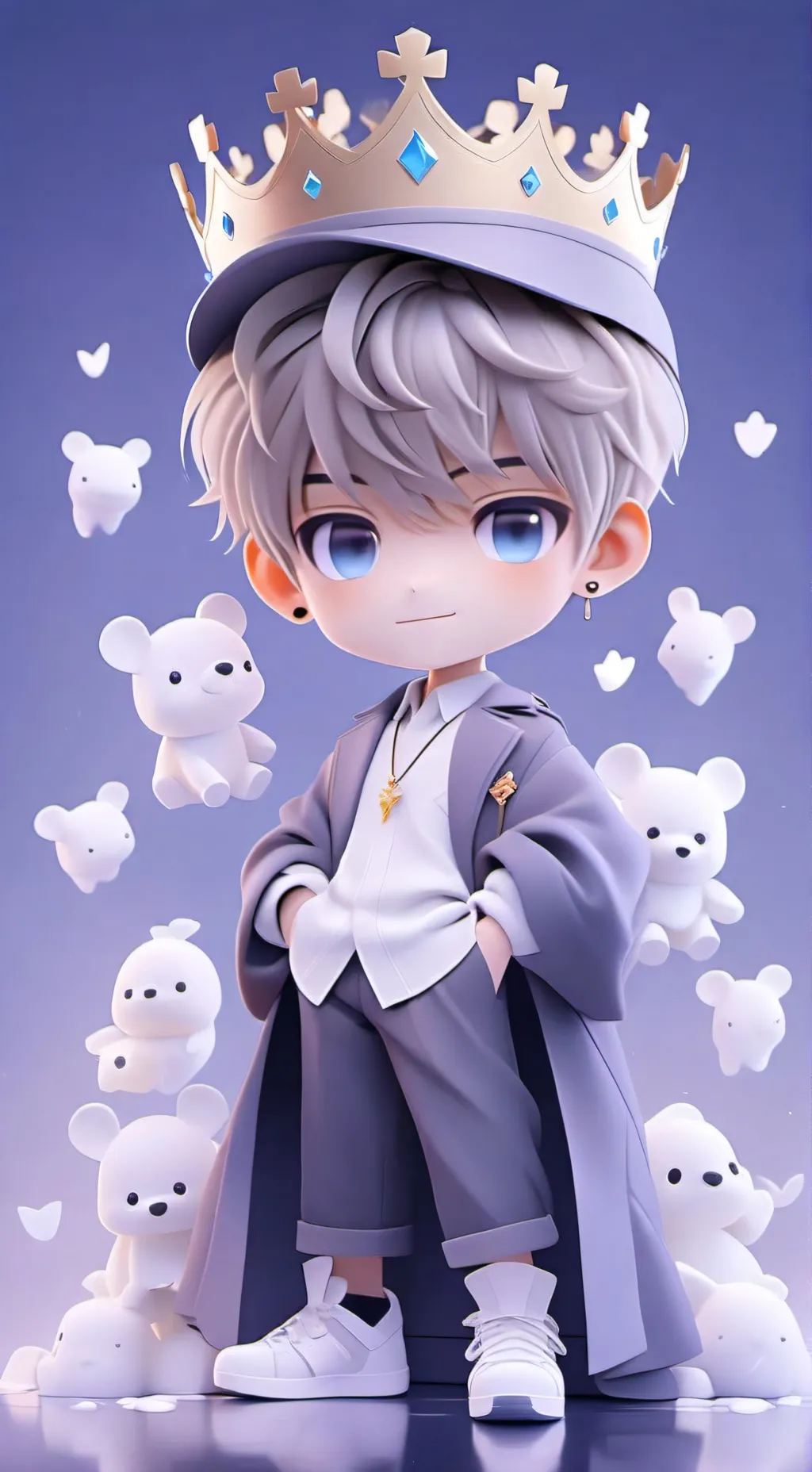 ai character: George  background