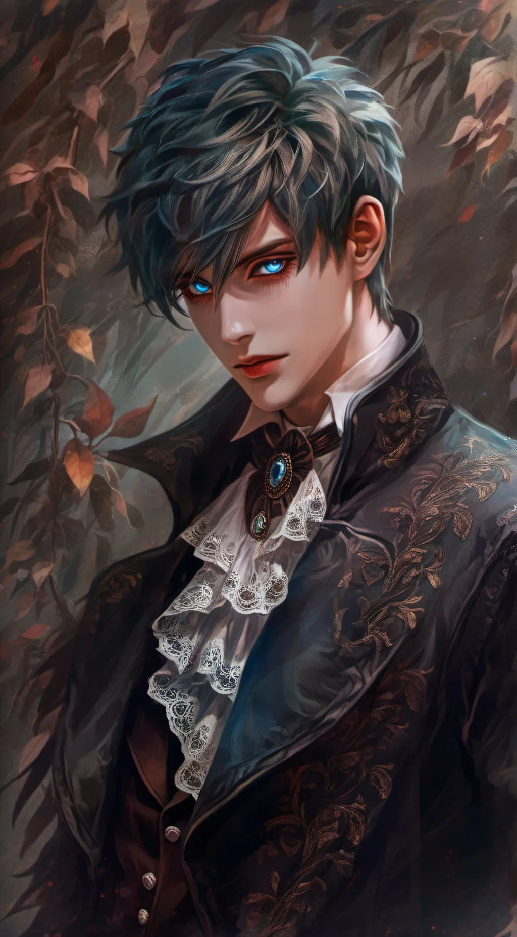 ai character: leon background