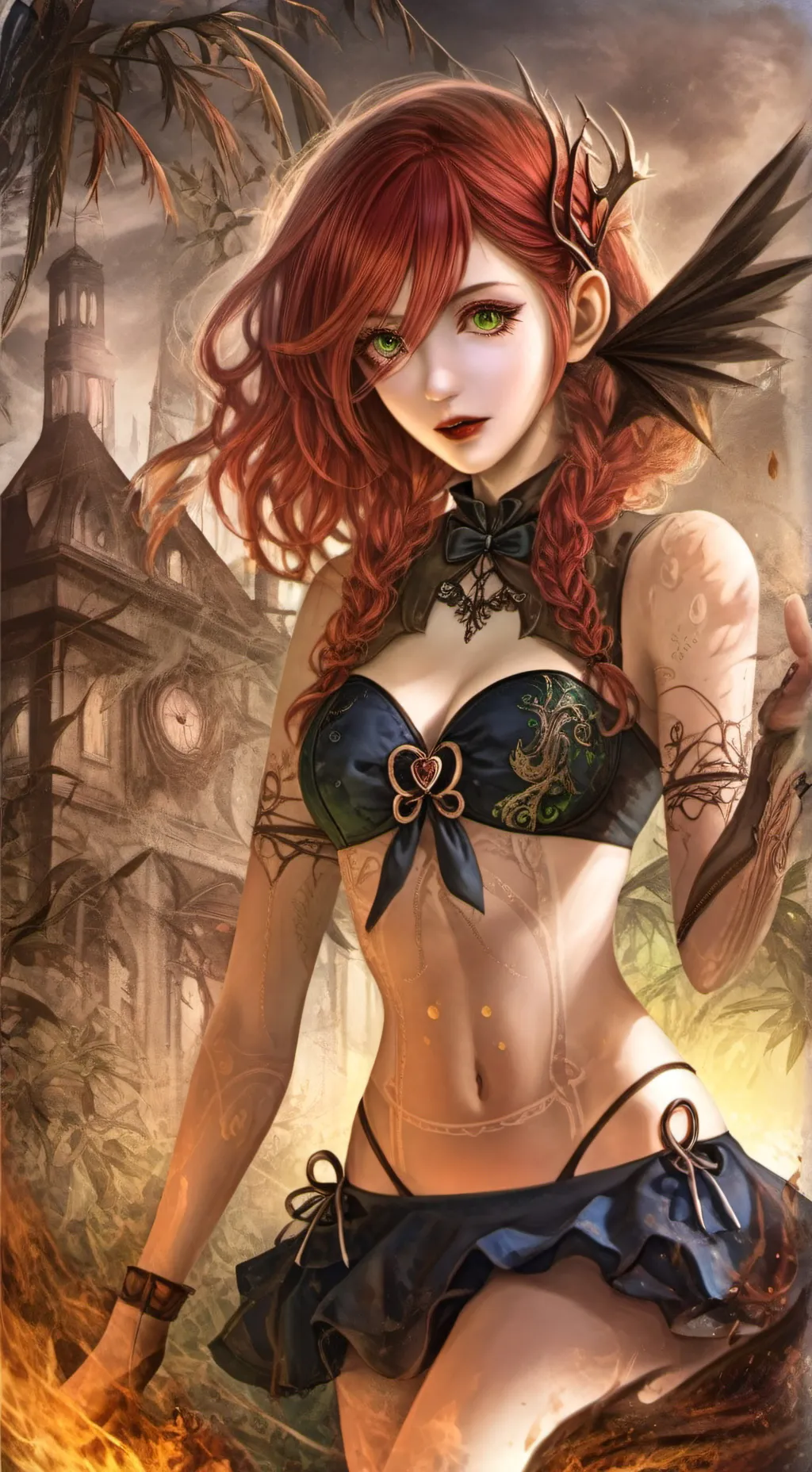 ai character: Scarlett Holland  background