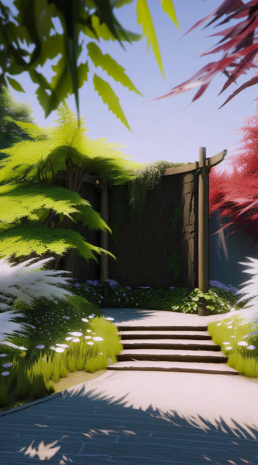 ai character: grow a garden background