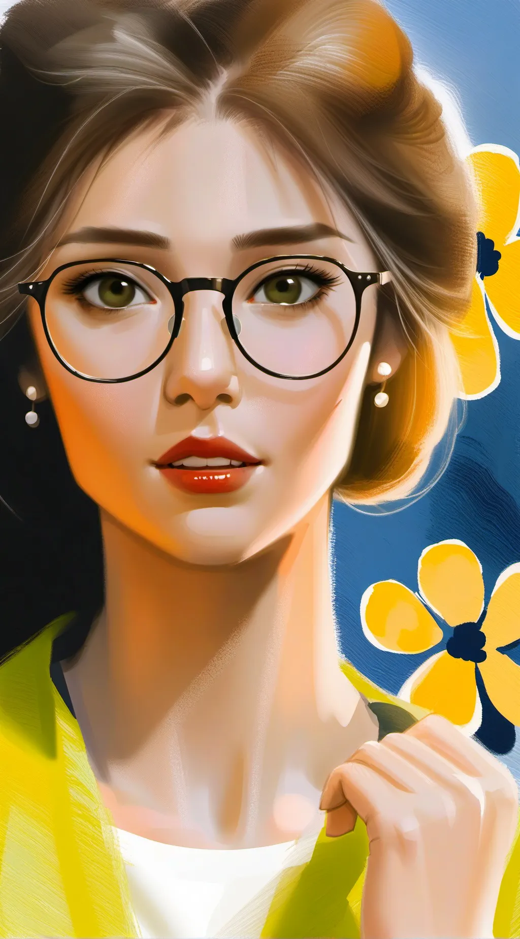 ai character: theworldstrighttea background