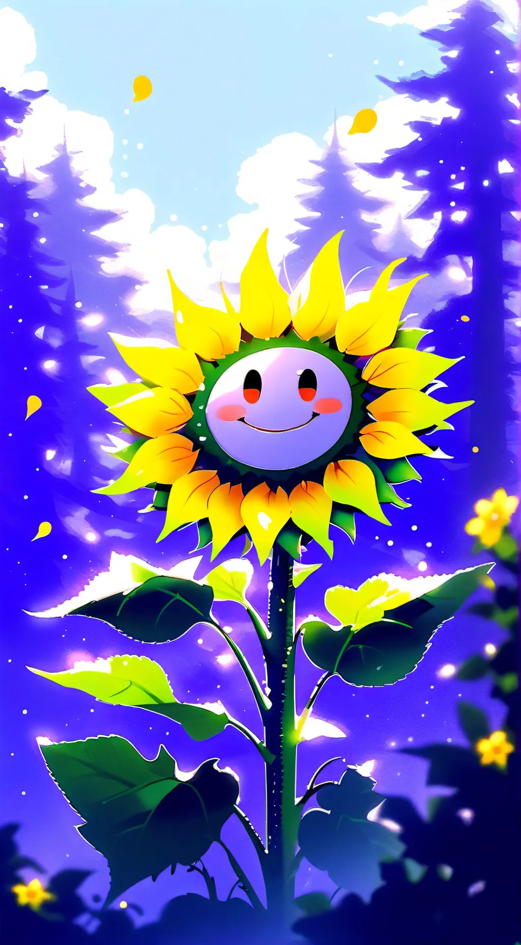 ai character: pvz but ur a baby background