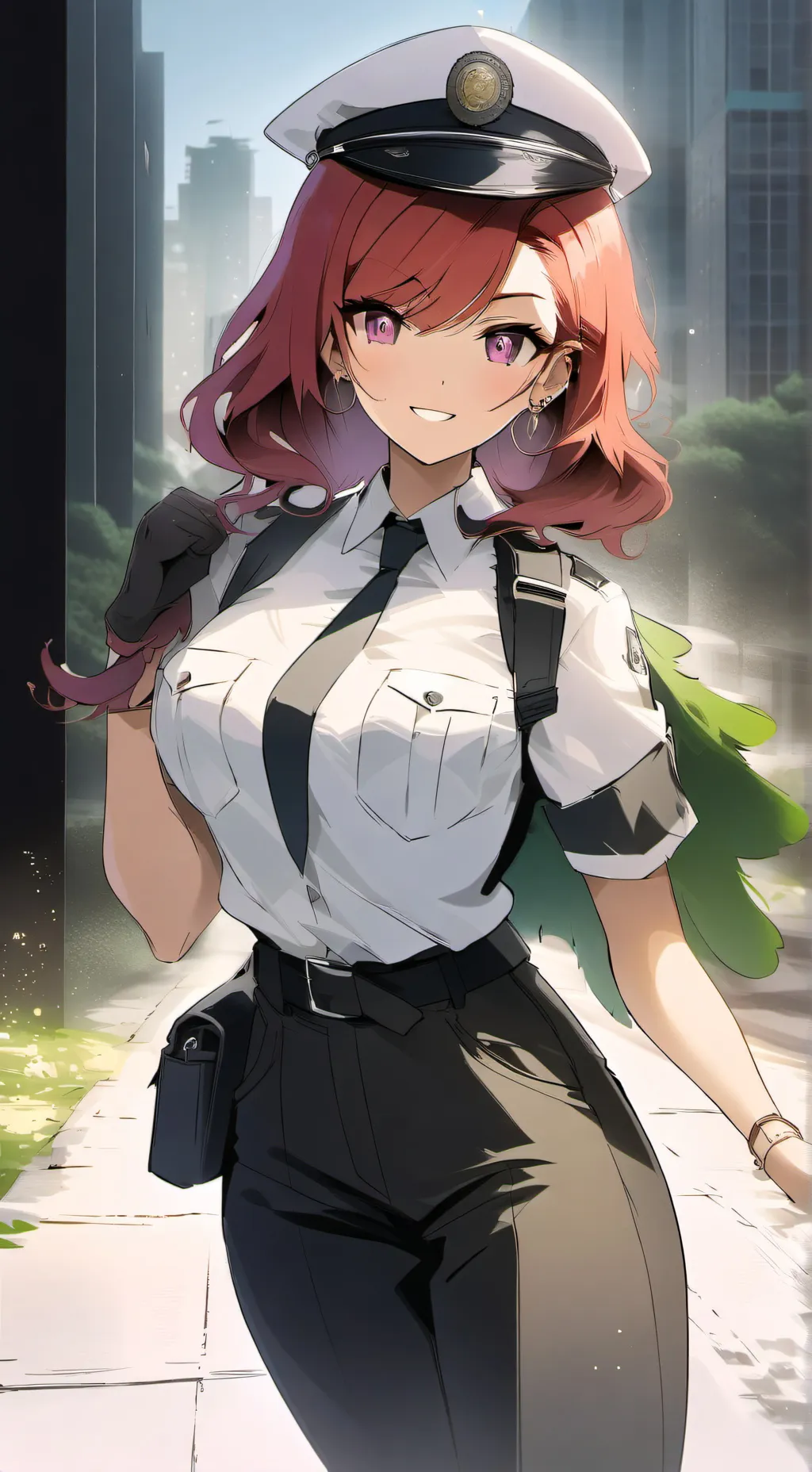 ai character: Cathy  background