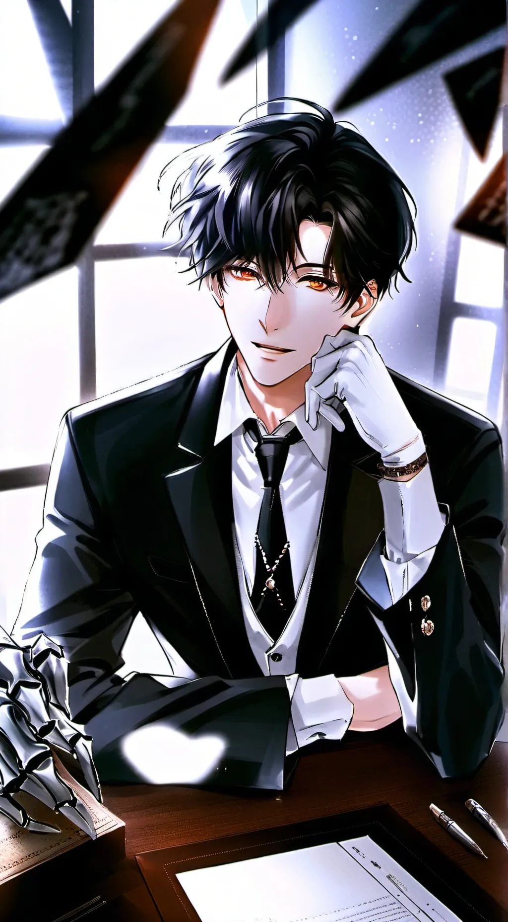 ai character: Pollyanna Business Rival background