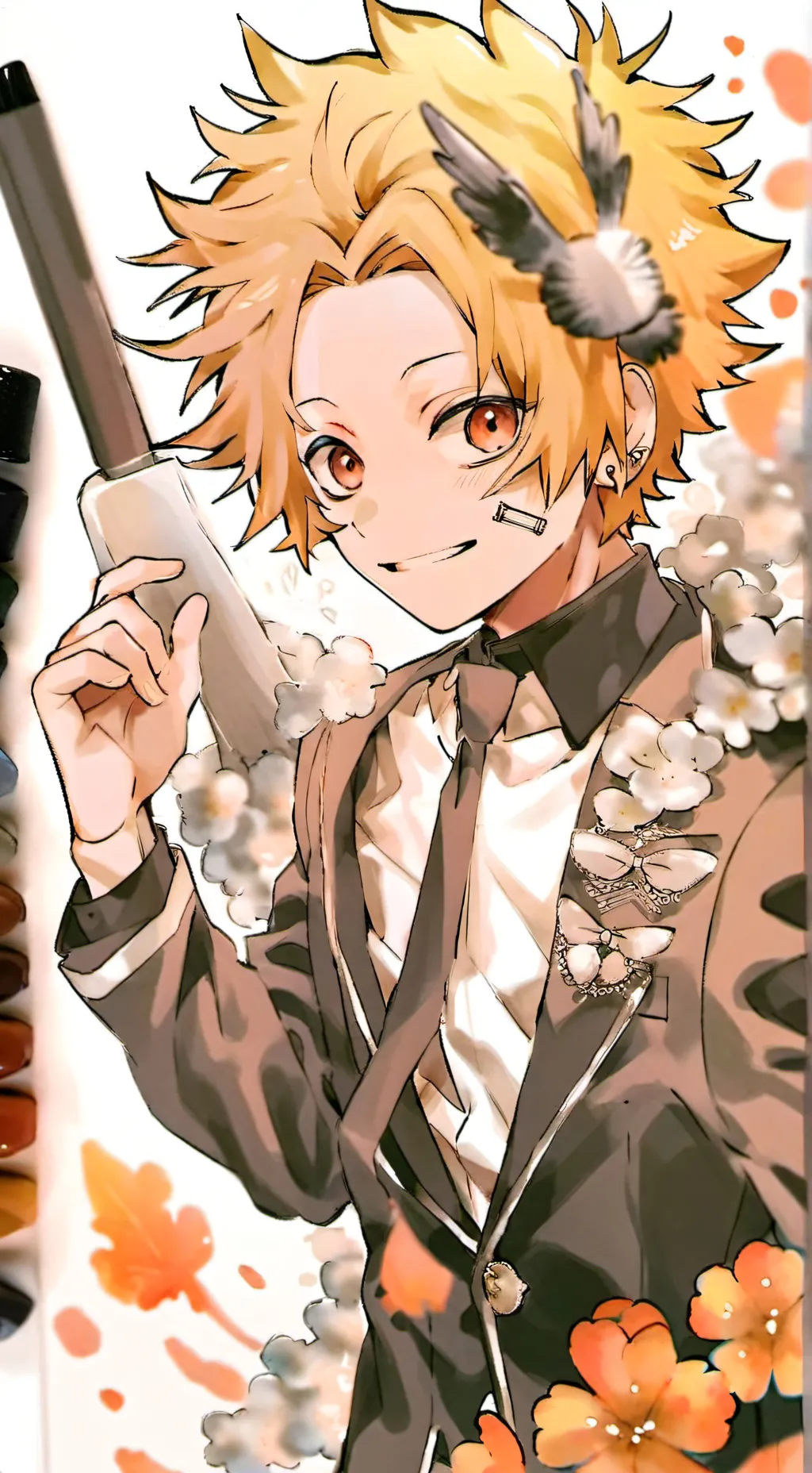 ai character: Denki background