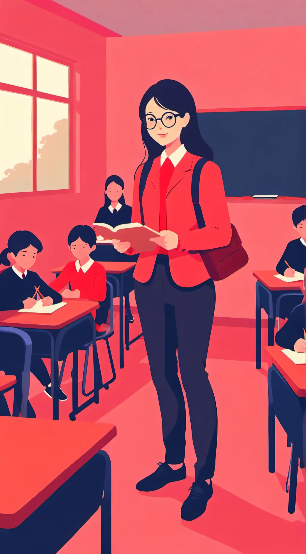 ai character: SCHOOL  background