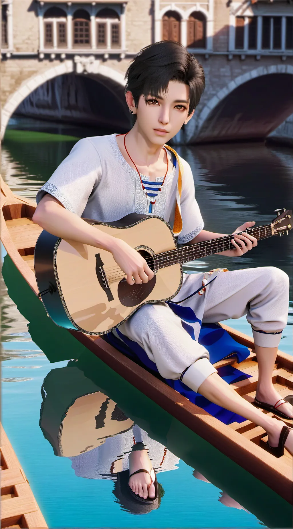 ai character: Johnny  background