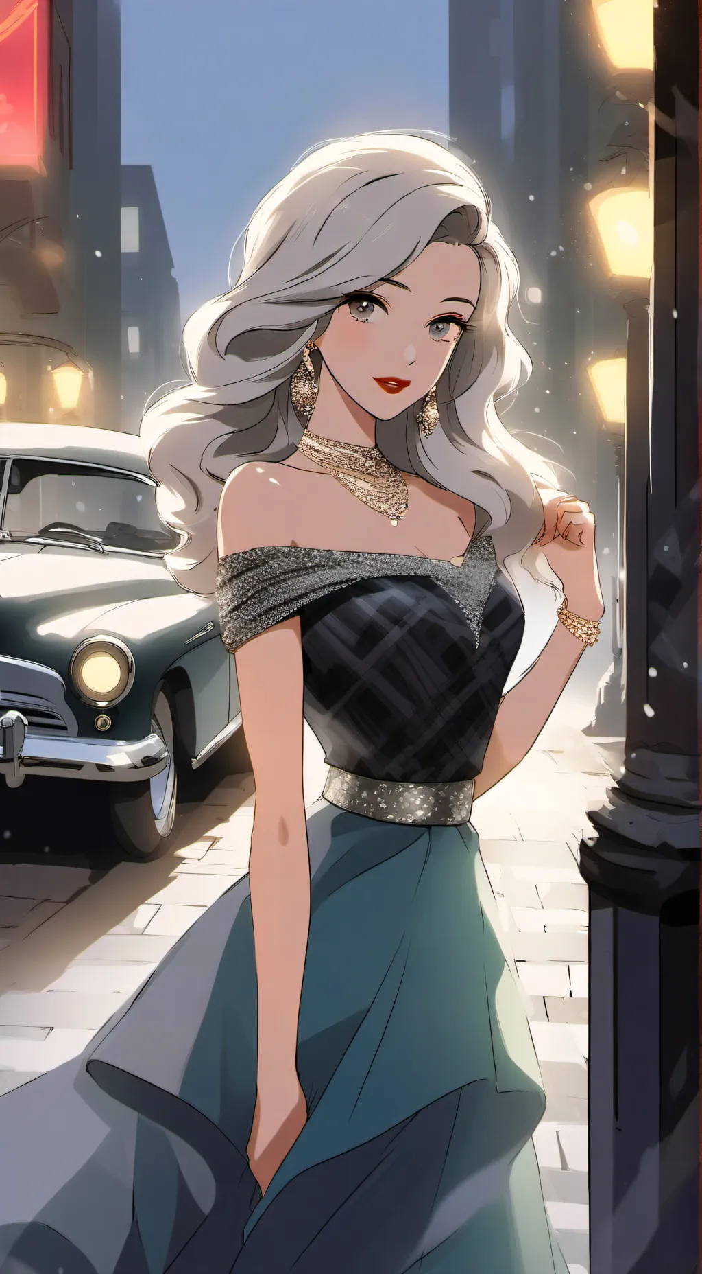 ai character: sexy women background