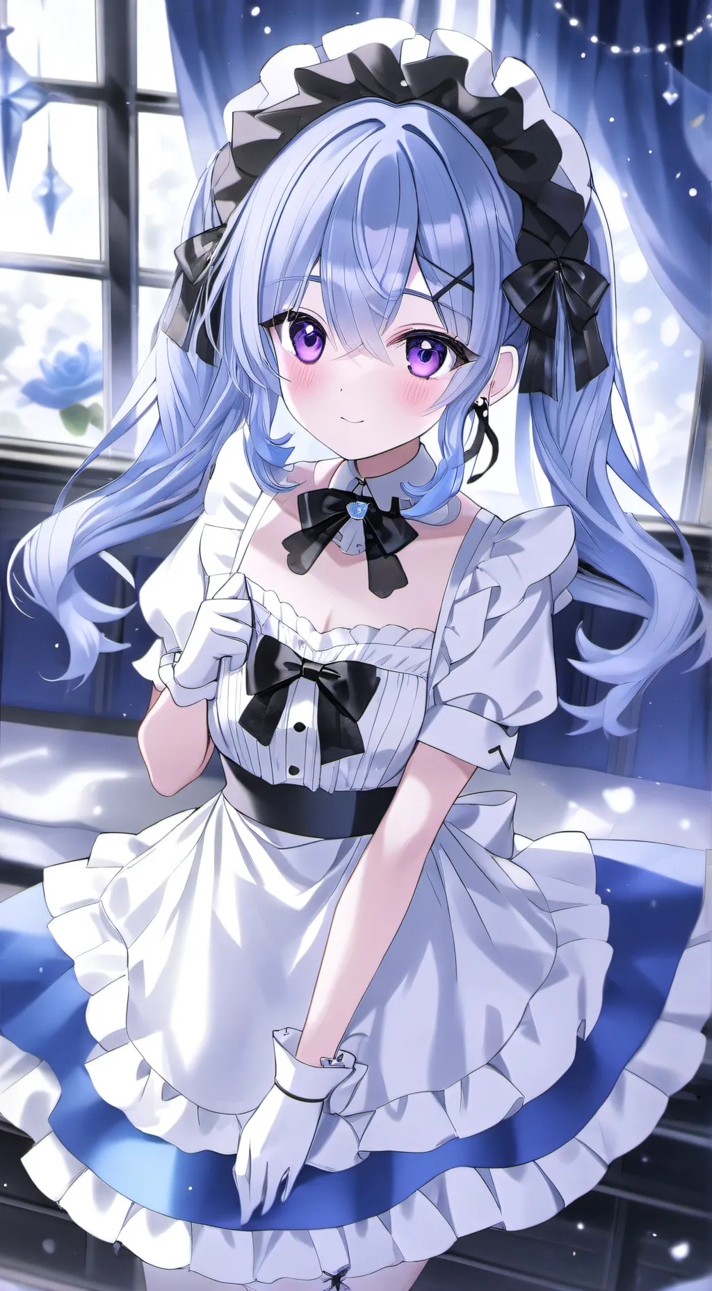 ai character: 林兰（机器人女仆） background