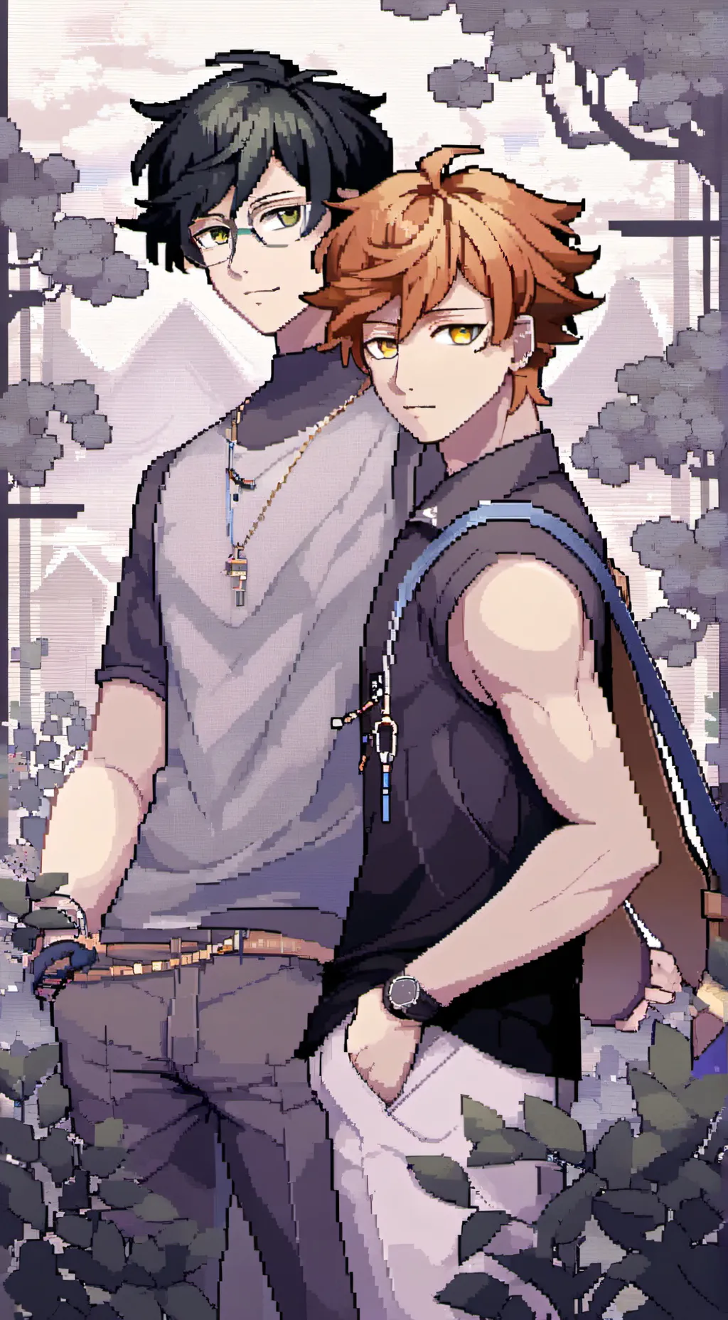 ai character: Gene & Kai background