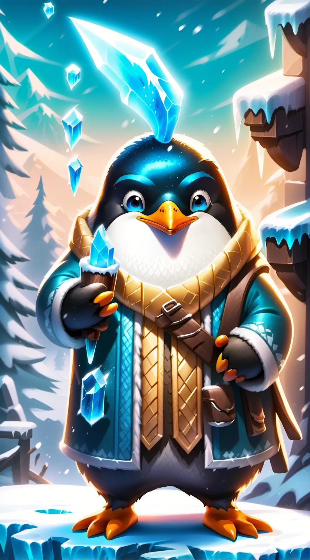 ai character: Flake background