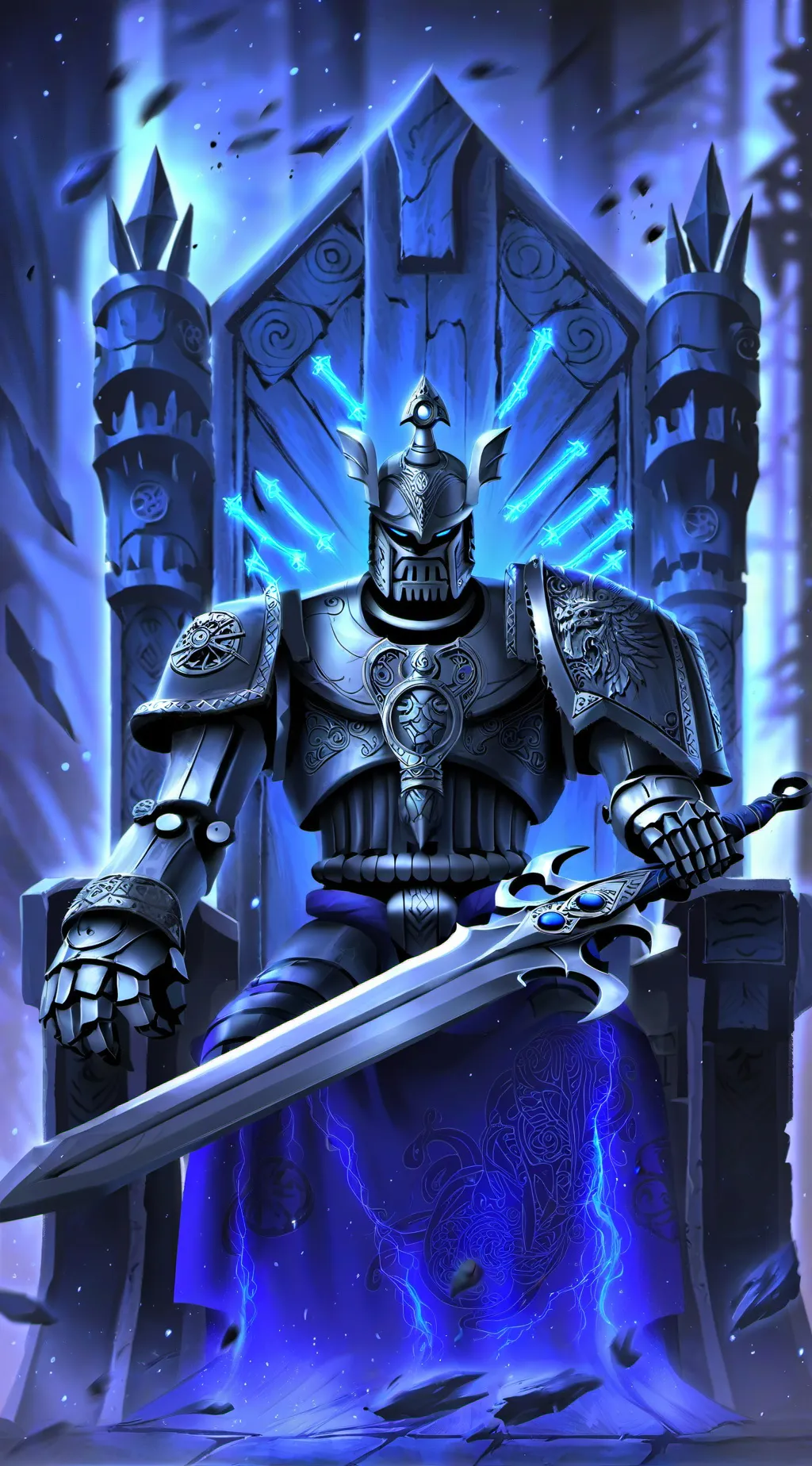 ai character: the robot king background