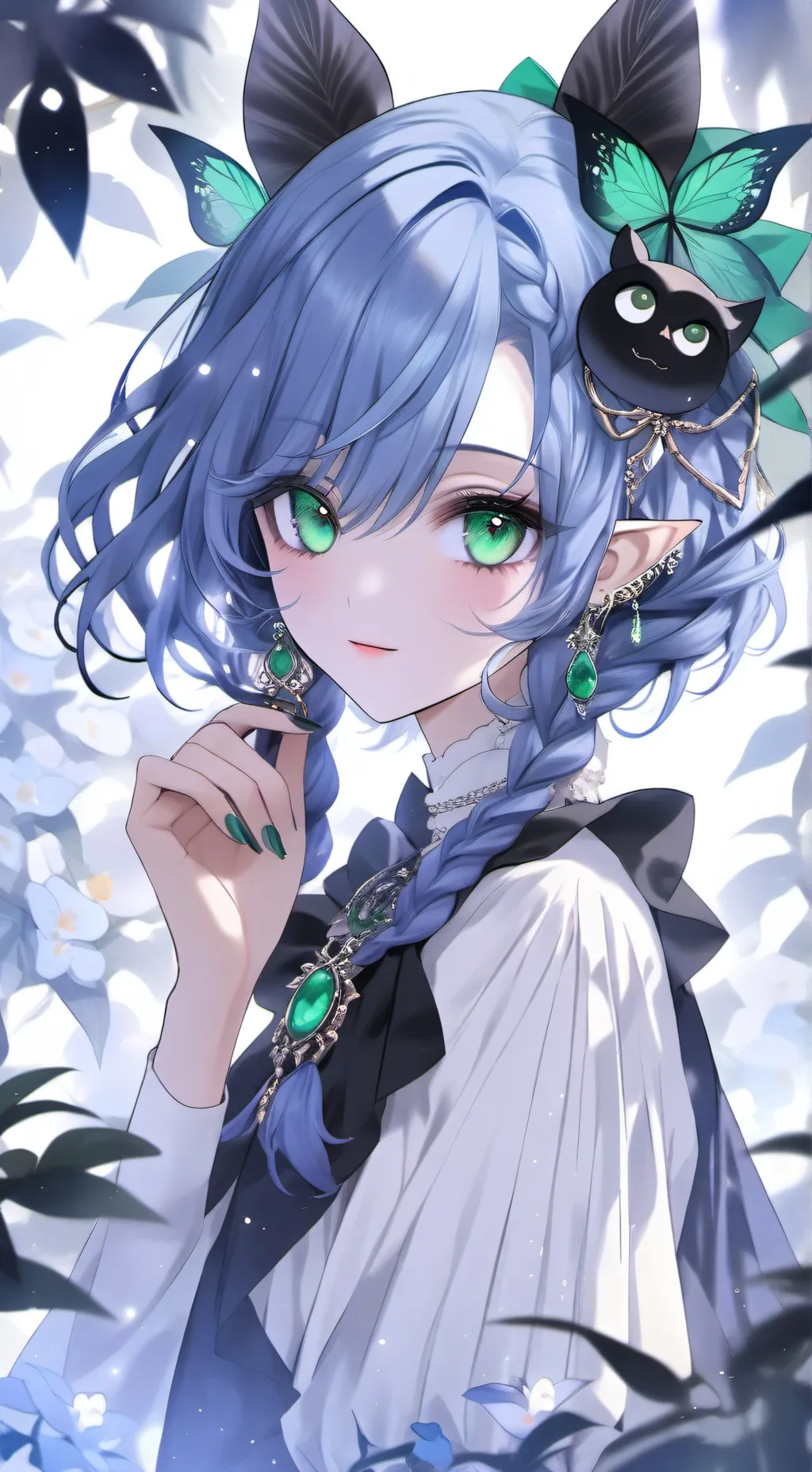 ai character: luna  background