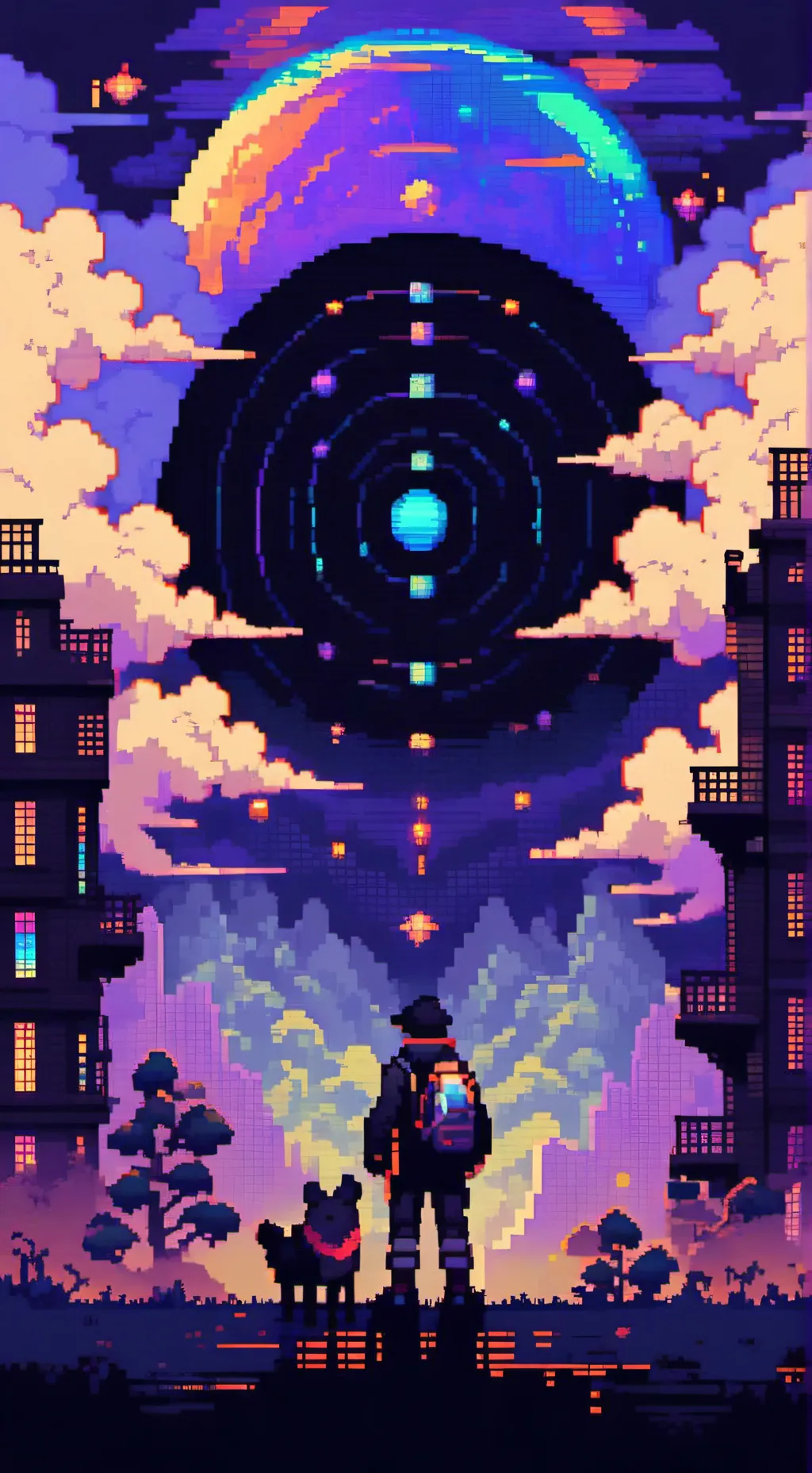 ai character: The Multiverse background