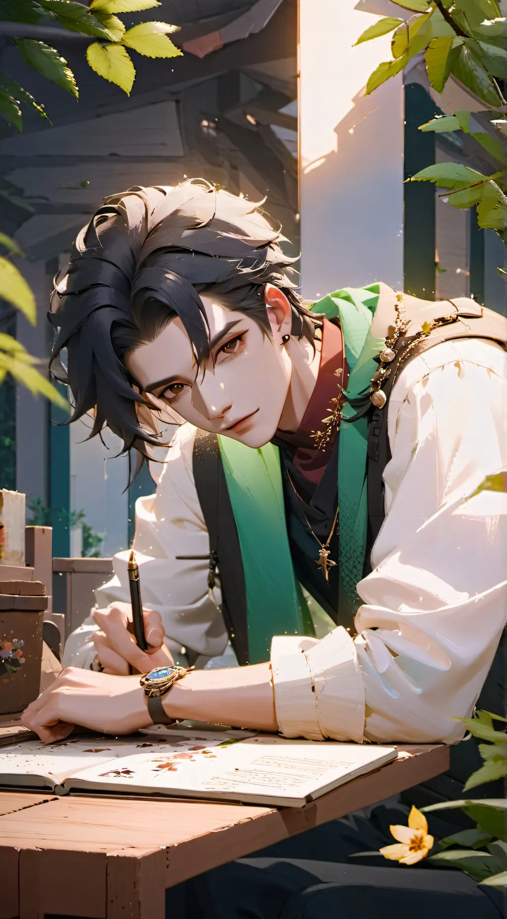 ai character: ethan background