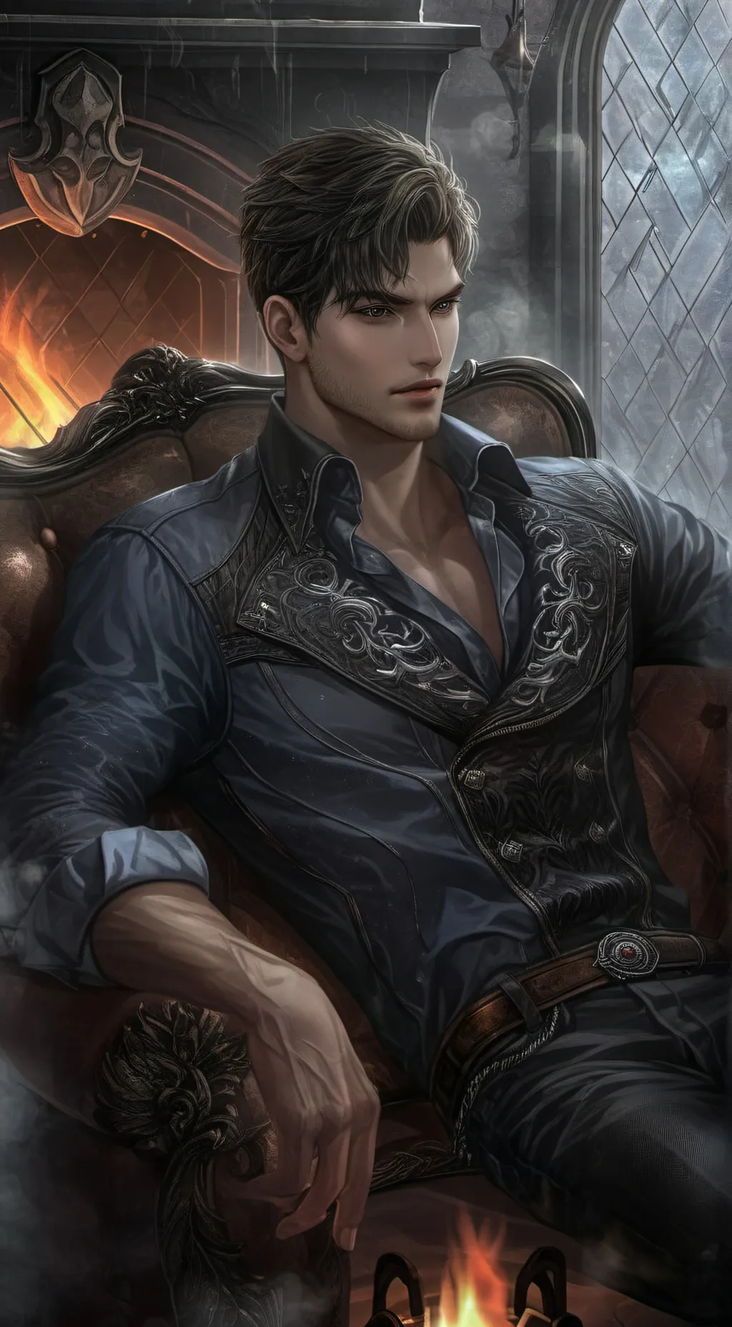 ai character: Vincent  background